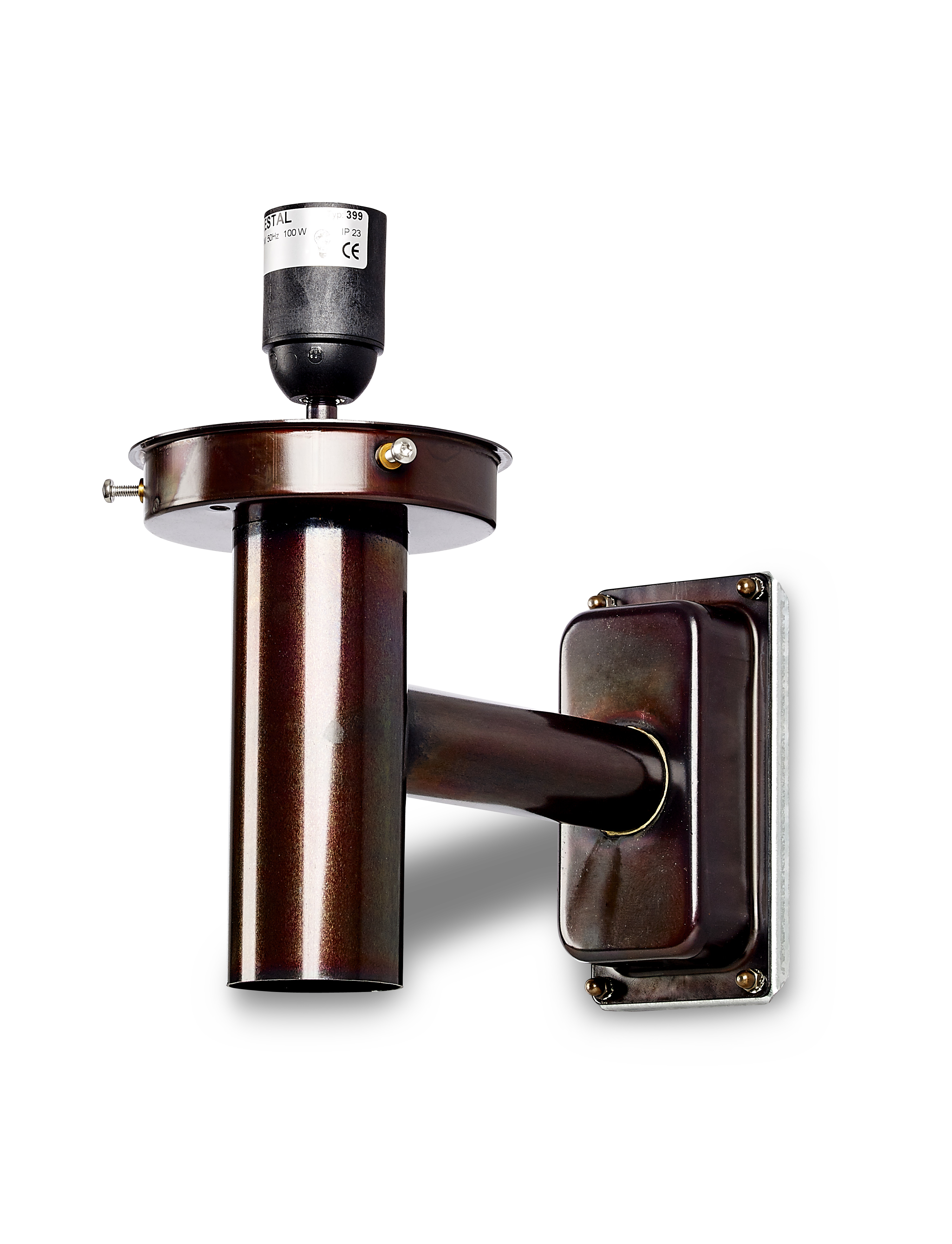 Westal Harry Veggbrakett 244 x 259 mm, E27 Kobber