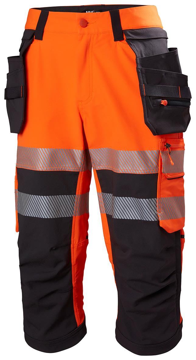 Helly Hansen Workwear ICU BRZ 77502-269 Arbeidsbukse piratbukse, varsel Hi-Vis oransje