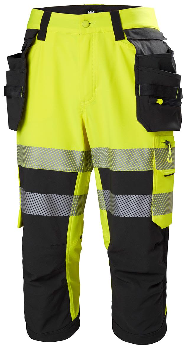 Helly Hansen Workwear ICU BRZ 77502-369 Arbeidsbukse piratbukse, varsel Hi-Vis gul