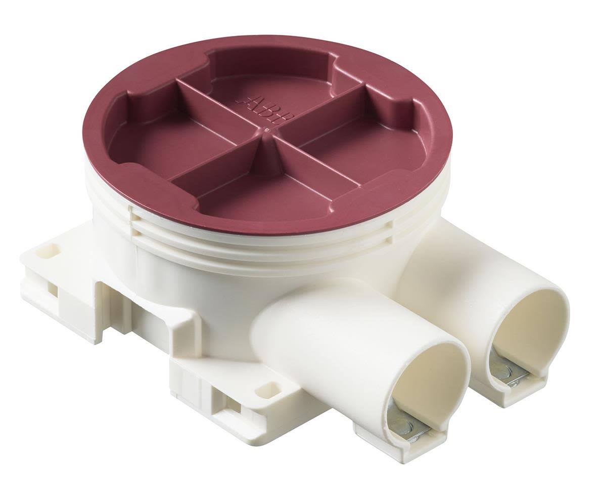 ABB 2TKA130032G1 Apparatdosa extra låg, med fasta stutsar