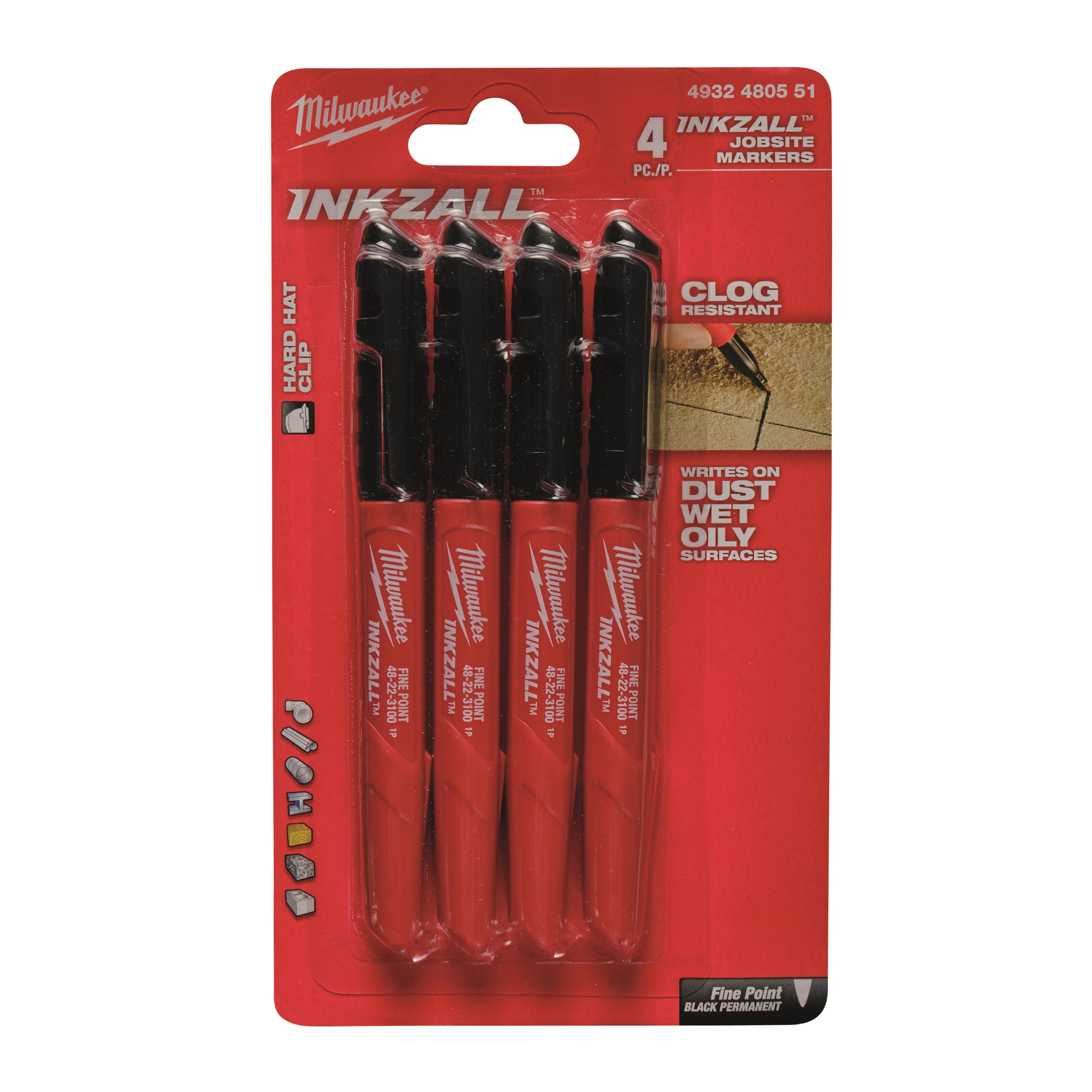 Milwaukee 4932480551 Markeringstusj 4-pakk