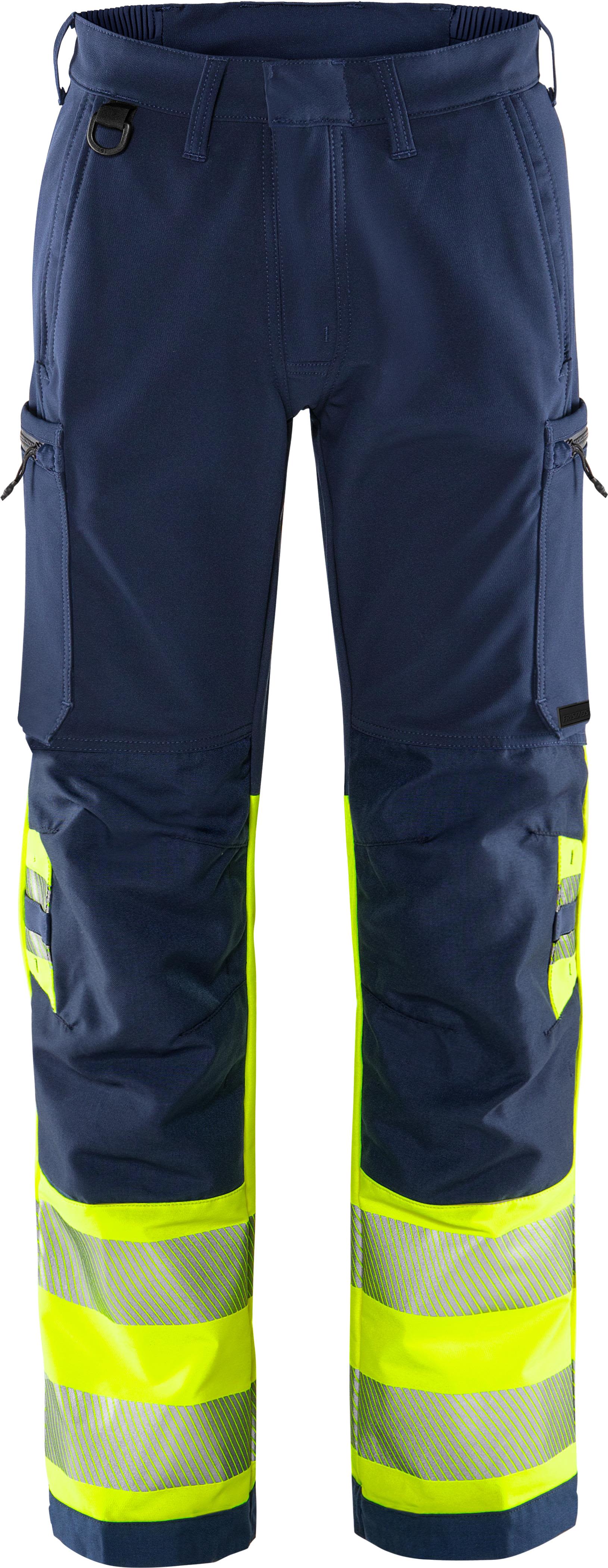 Fristads 2647 GSTP Håndværkerbukser Bemærk, gul/marineblå Hi-Vis, gul/marine