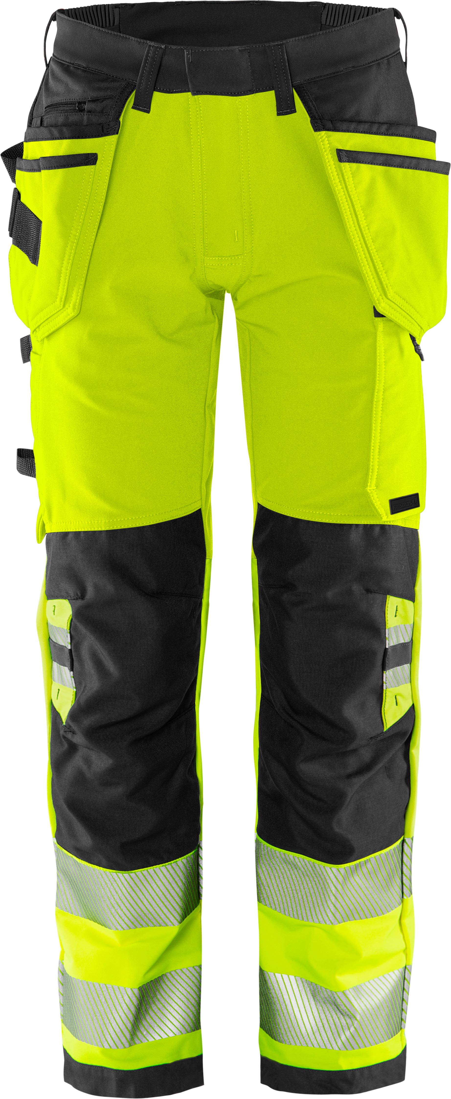 Fristads 2644 GSTP Arbeidsbukse varselgul/svart Varselgul/Svart