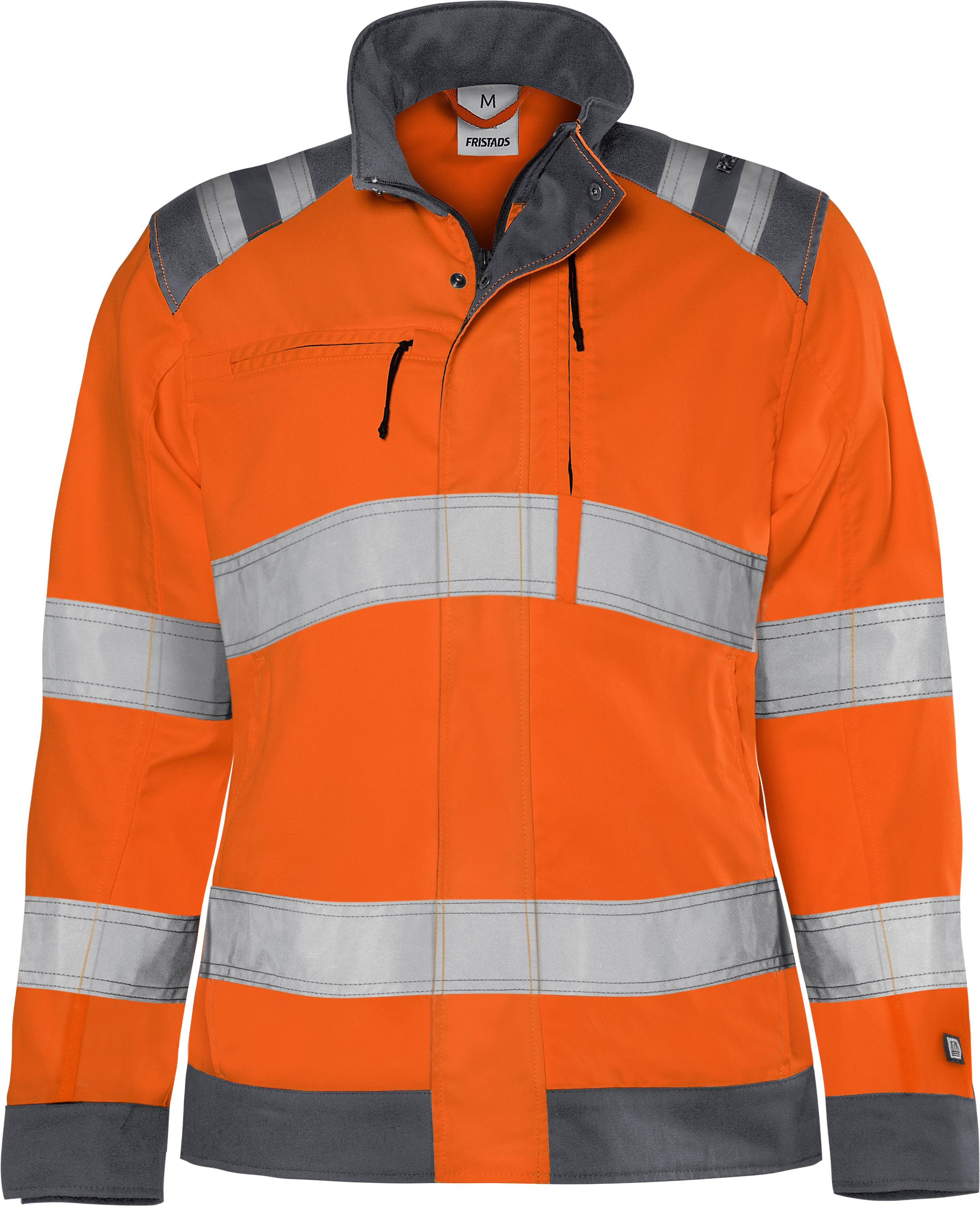 Fristads 4068 GPLU Jakke oransje/grå Varsel, Oransje/Grå