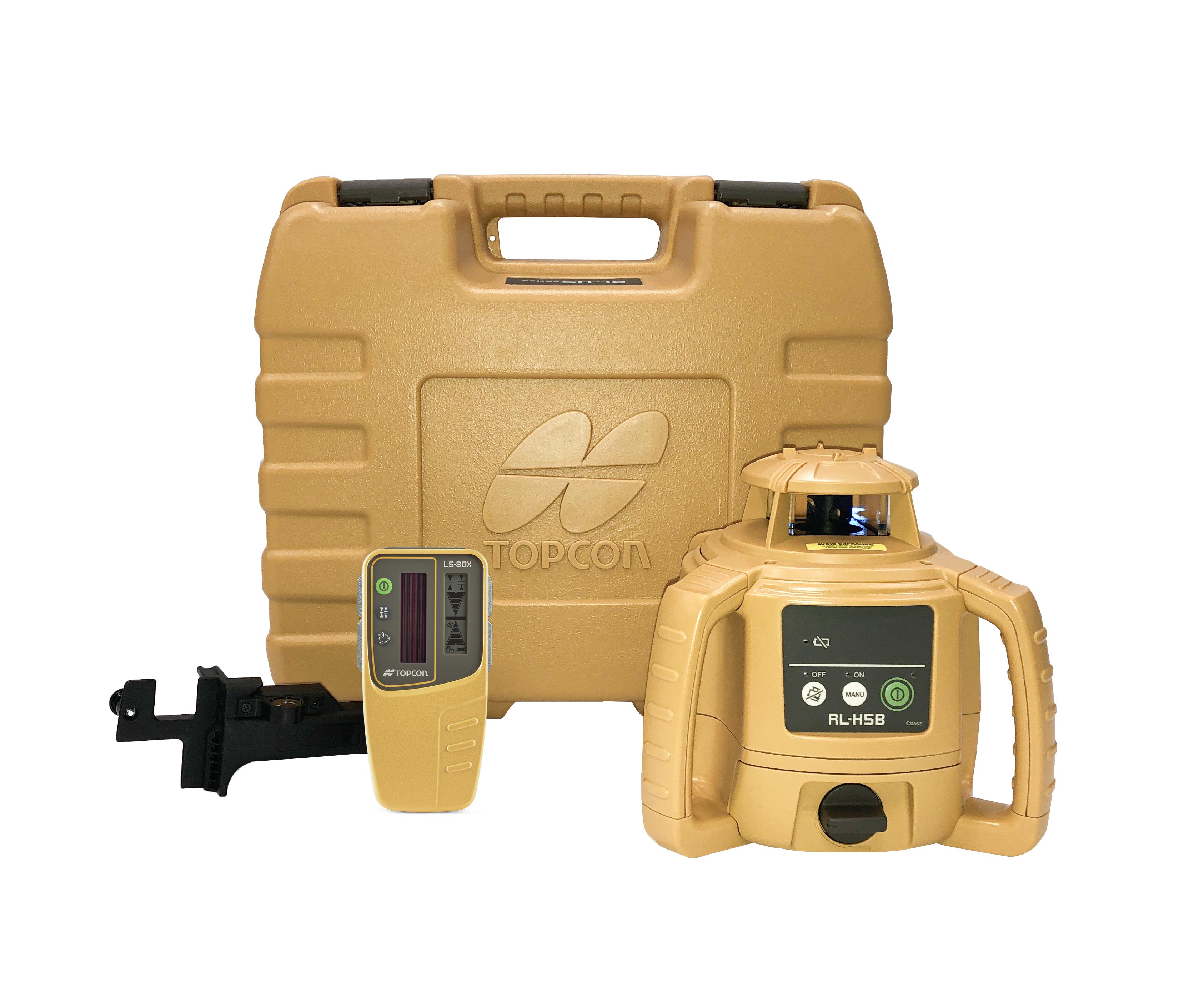 Topcon RL-H5B Rotationslaserpaket med mottagare och hållare