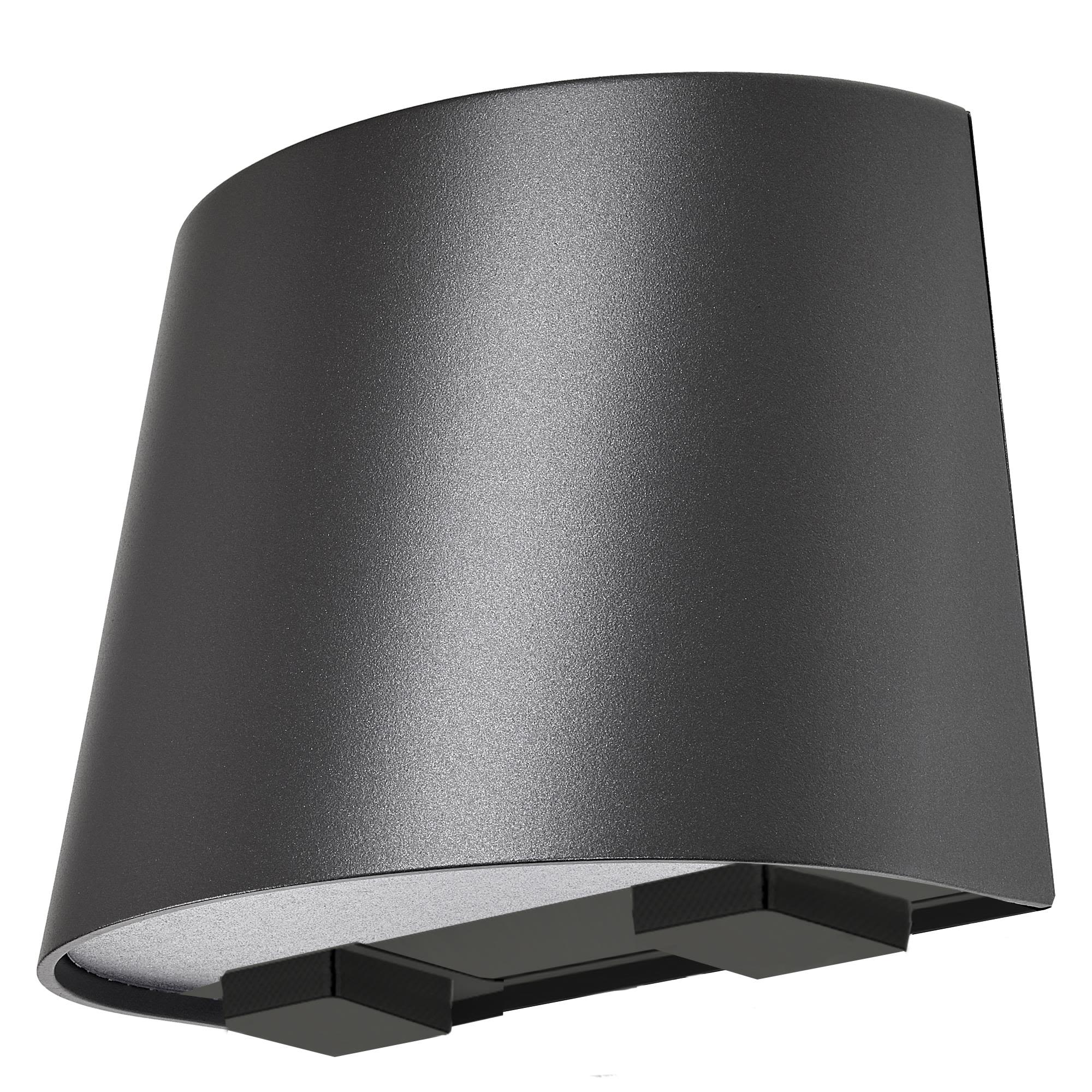 Westal Mini Väggarmatur 9,5 W, 625 lm, med uttag Antracit