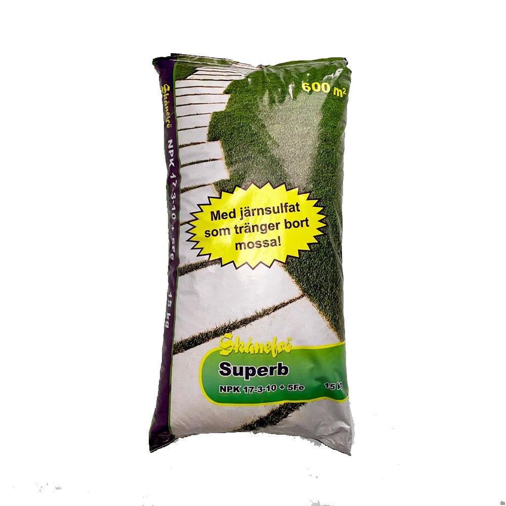 Skånefrö Superb Gräsgödsel 15 kg