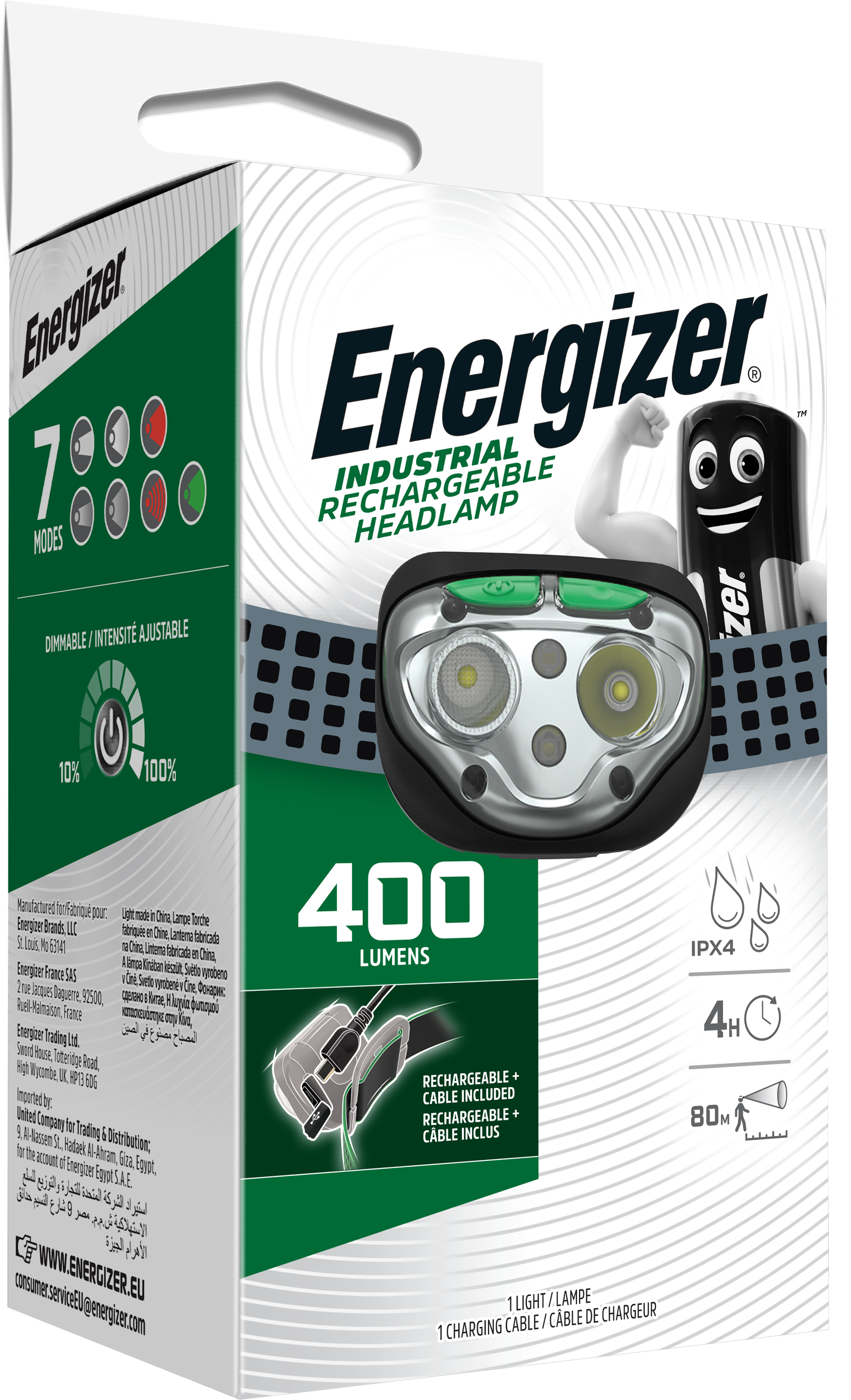 Energizer Industrial Pannlampa 400 lm