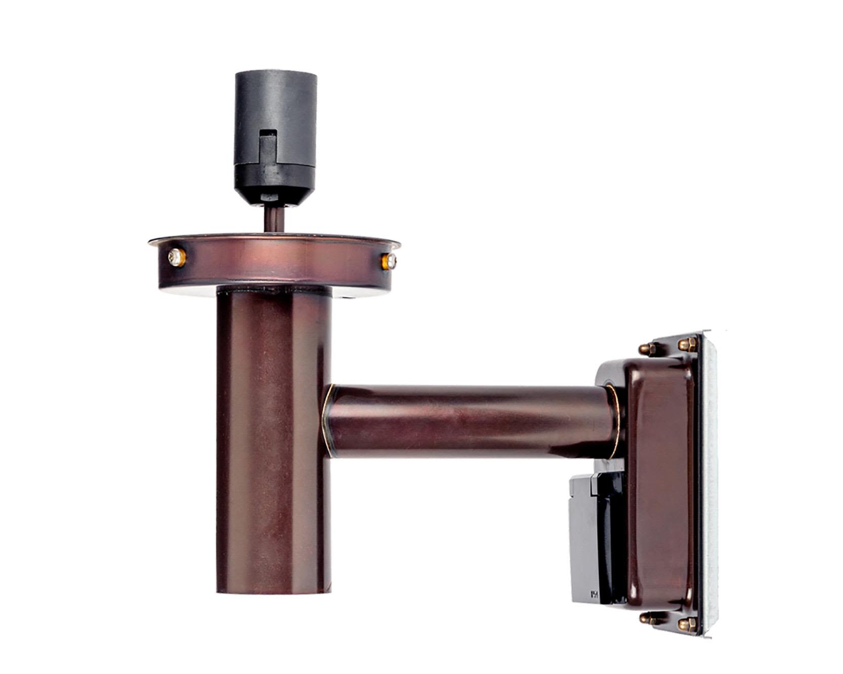 Westal Harry Veggbrakett 261 x 259 mm, E27 Kobber