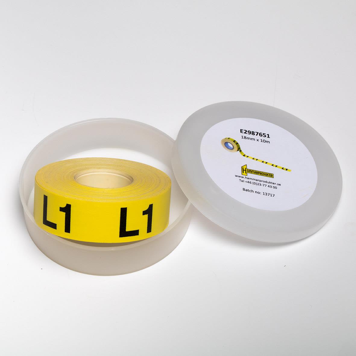 Hammarprodukter INF03011 Fasmärkningstejp 10 m L1