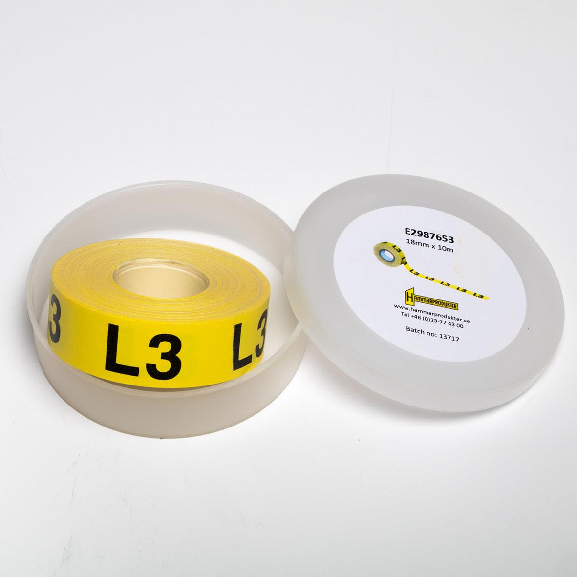 Hammarprodukter INF03013 Fasmärkningstejp 10 m L3