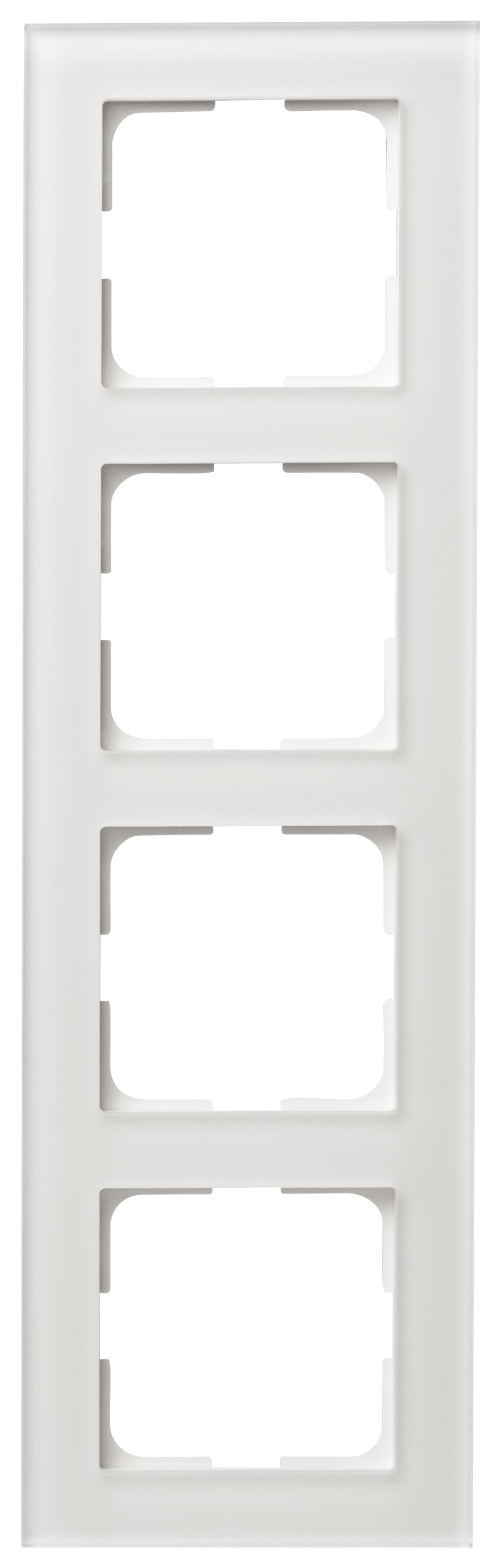 Elko Plus Option Kombinationsram kritvit 4-fack