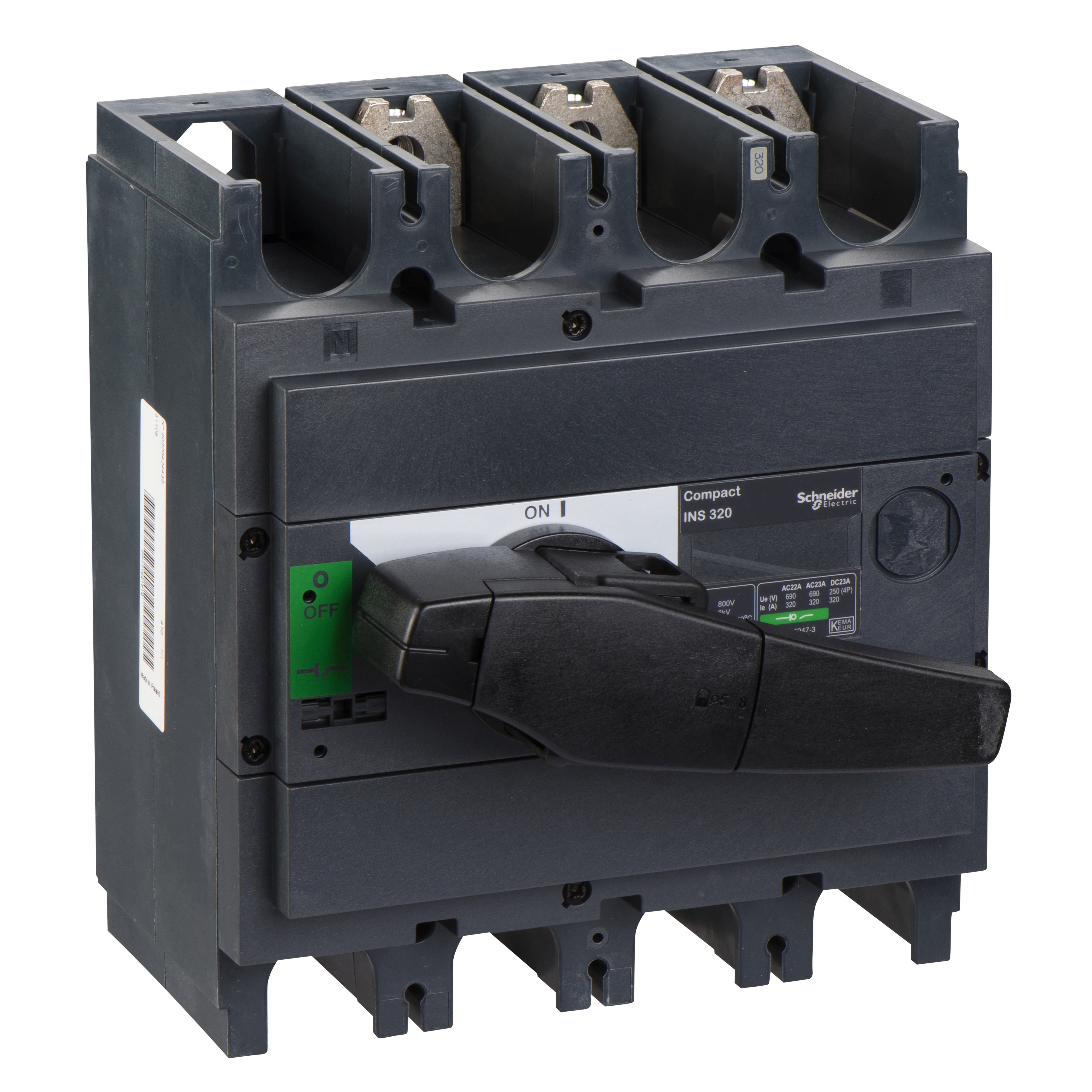 Schneider Electric ComPact INS320 Lastfrånskiljare 3-pol, 320 A