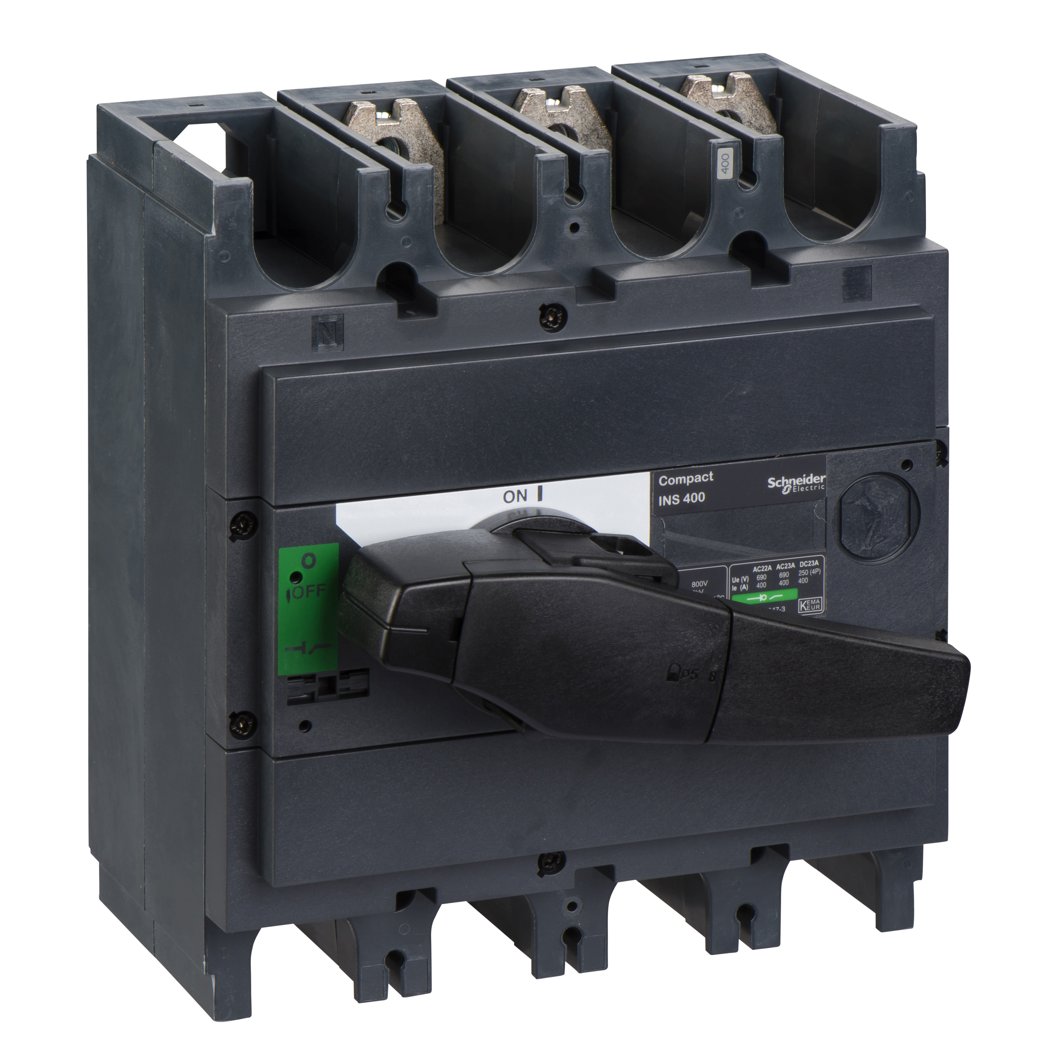 Schneider Electric ComPact INS400 Lastfrånskiljare 3-pol, 400 A