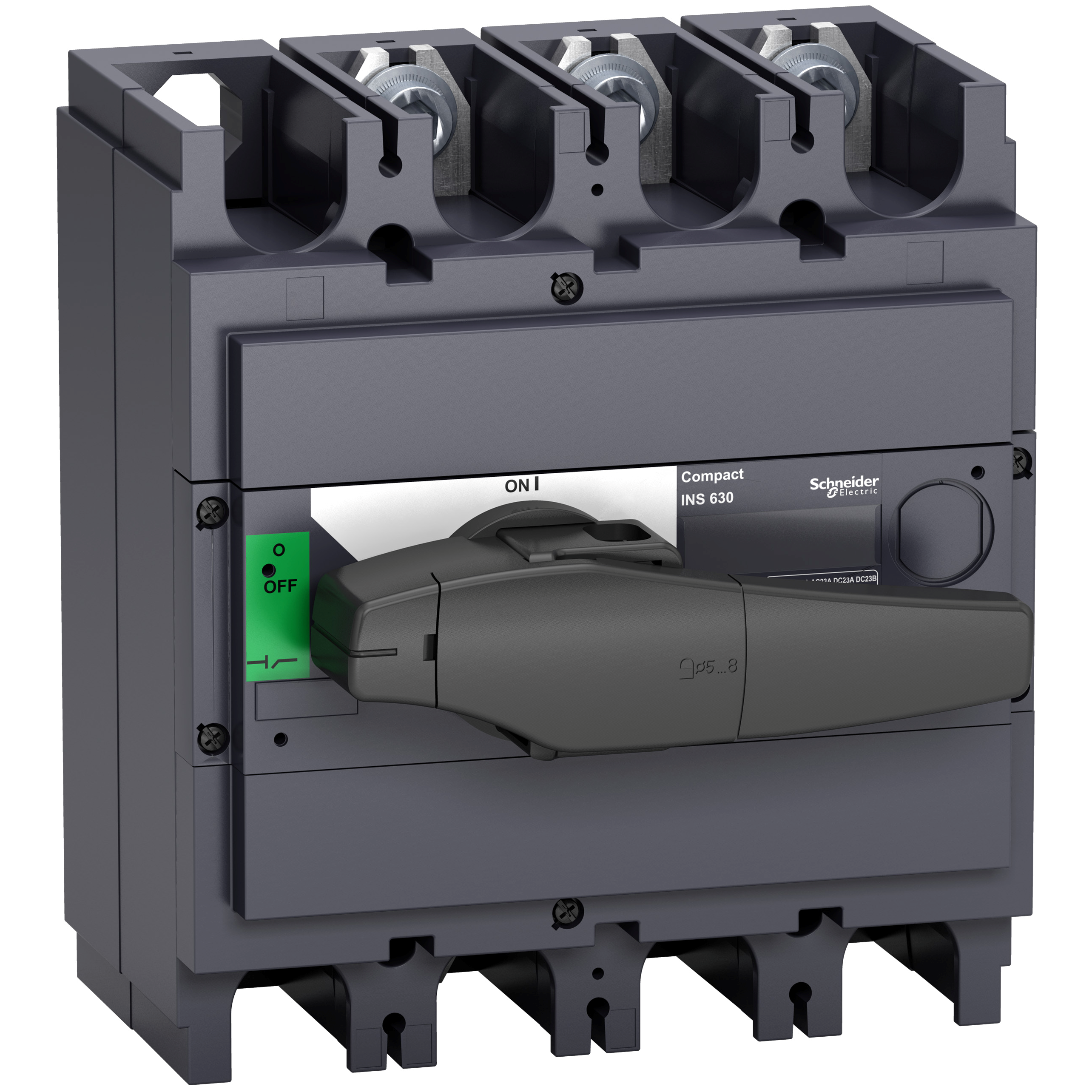 Schneider Electric ComPact INS500 Lastfrånskiljare 3-pol, 500 A
