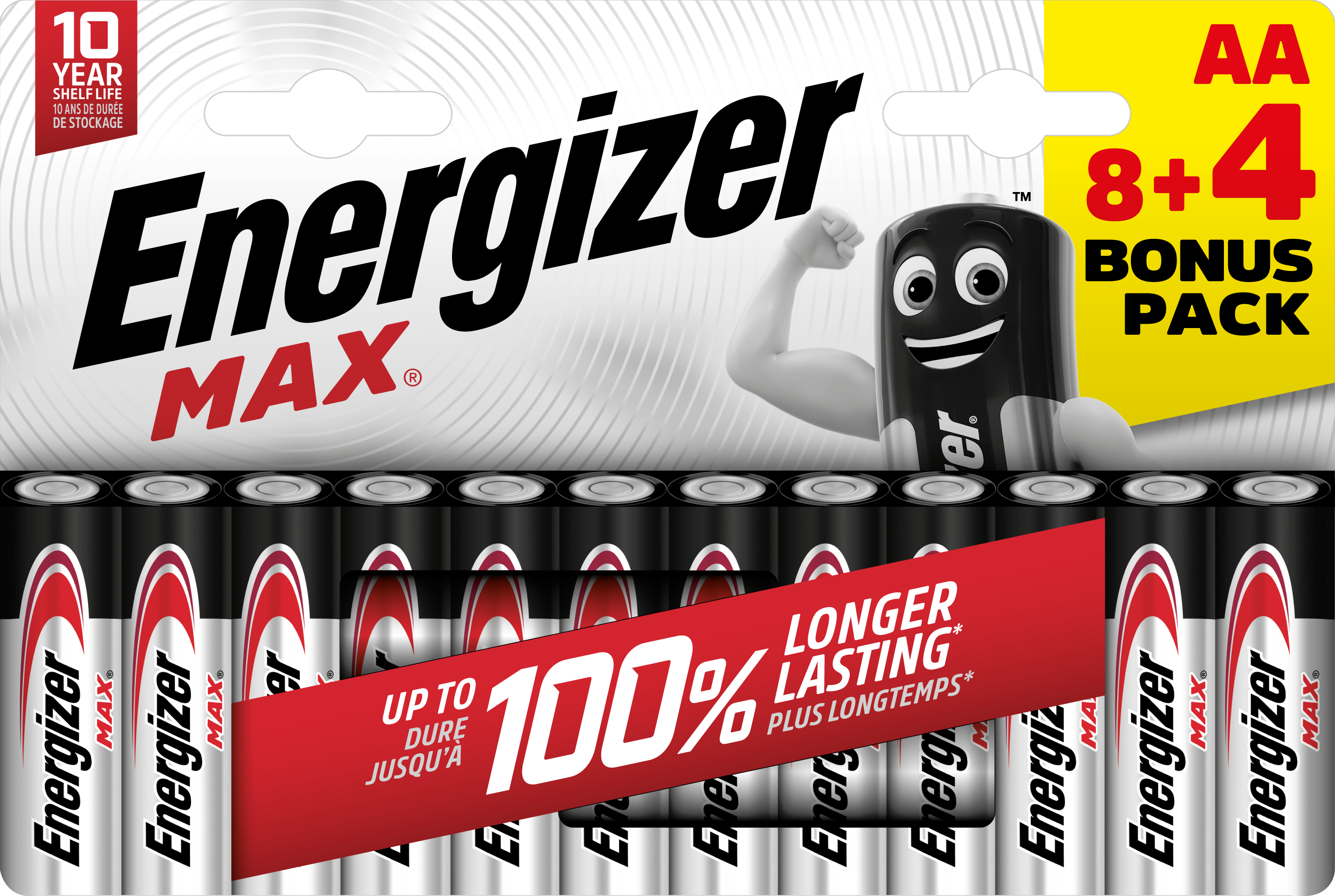 Energizer MAX AA/E91 BP12 Batteri