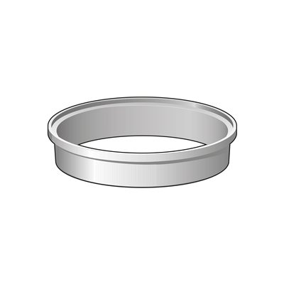 Gustavsberg Rörsystem 7130370 Förhöjningsring 225x43 mm, gjutjärn