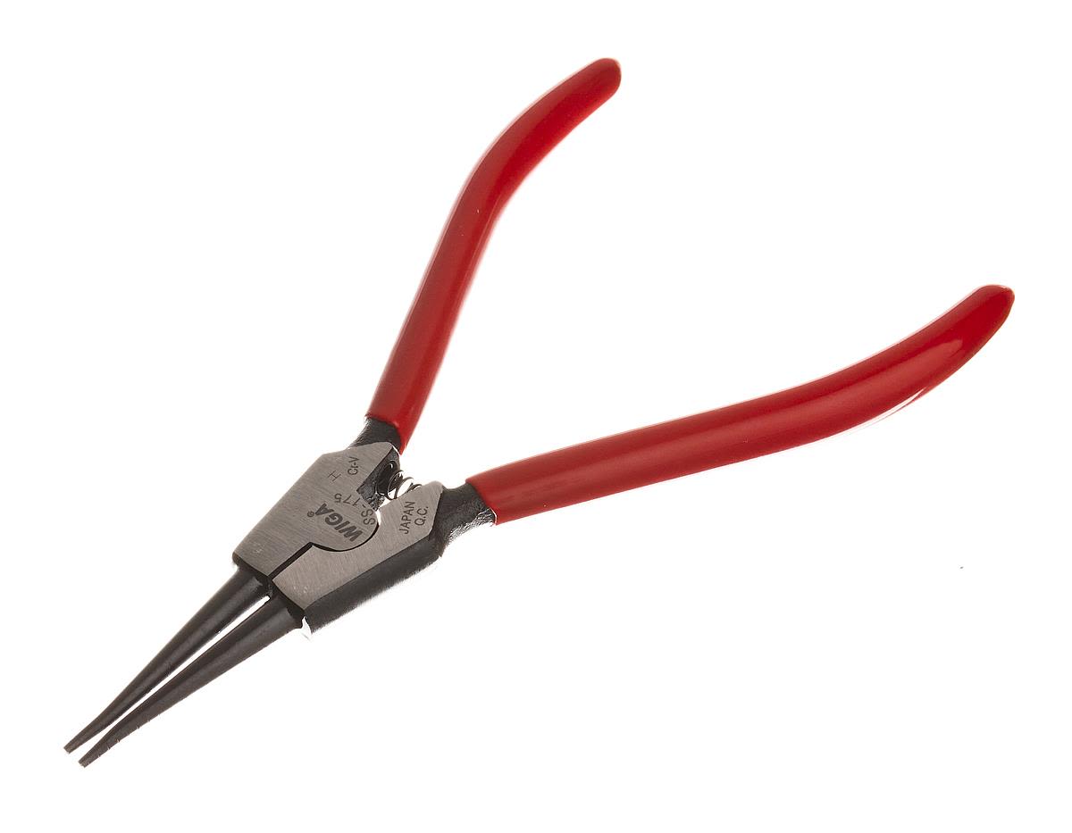 PELA 122938 Låseringtang rett 175 mm utv, 12-65 mm