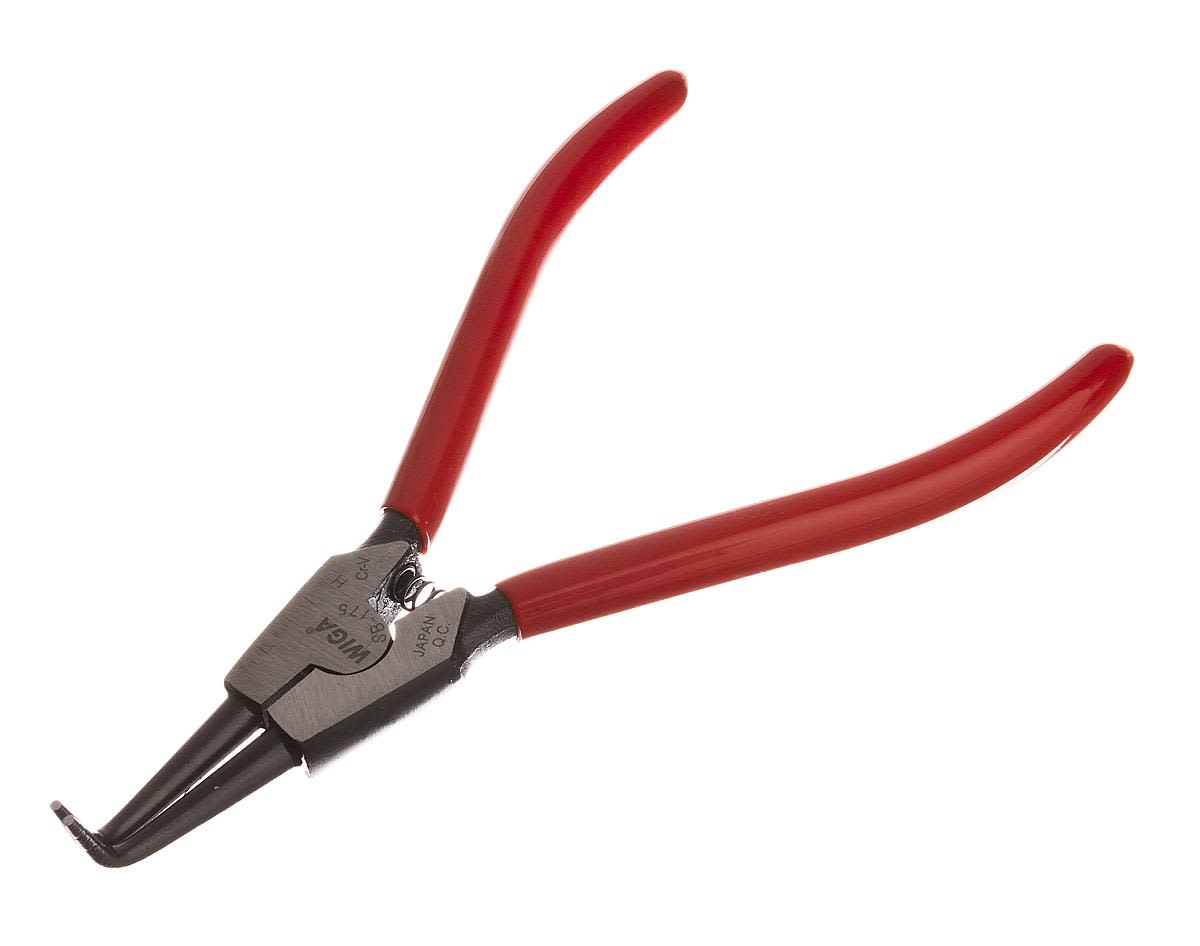 PELA 122939 Låseringtang buet 125 mm utv, 10-25 mm