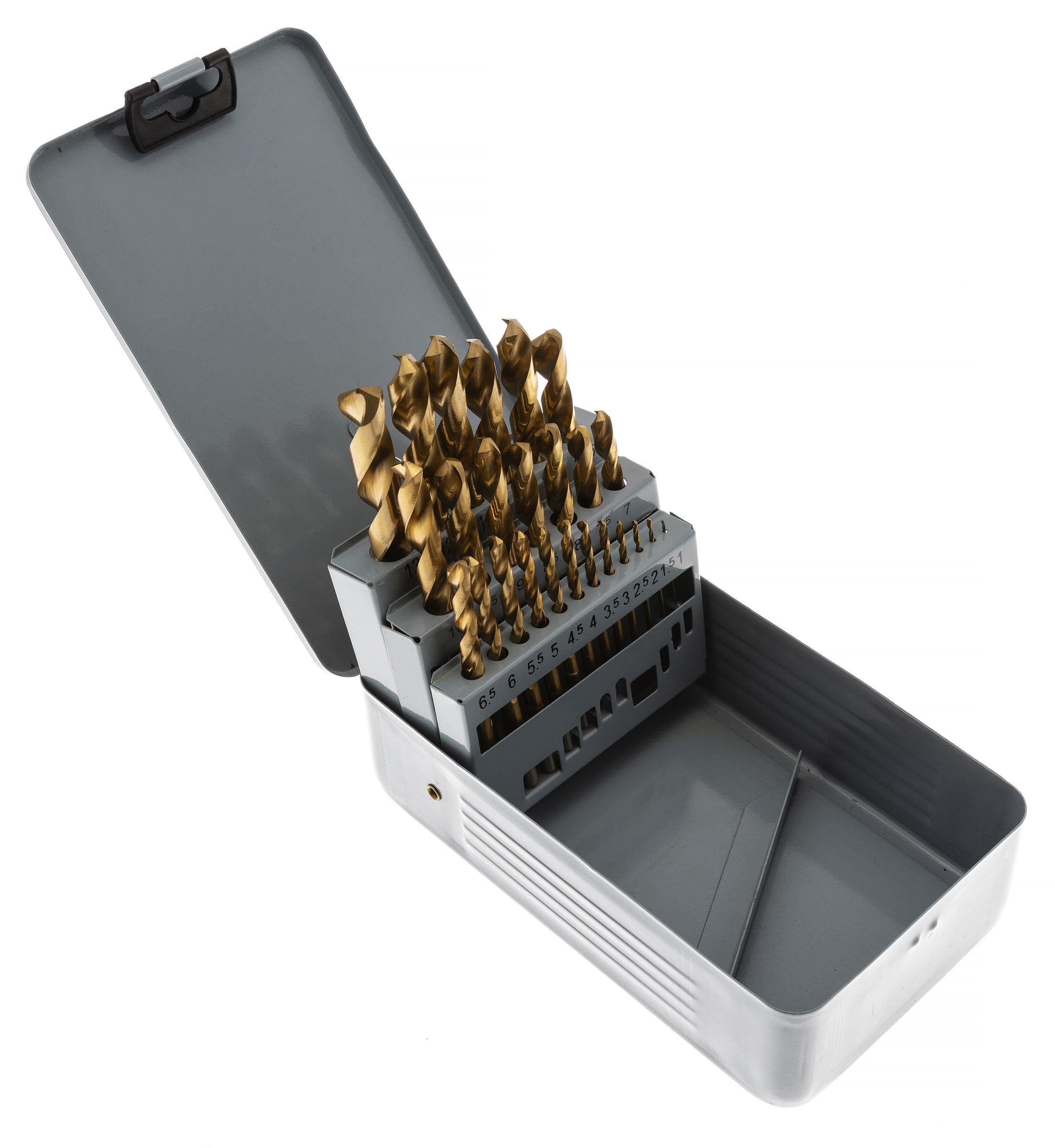 PELA 68281 Borsett tinnbelagt, 25 stk, 1-13 mm