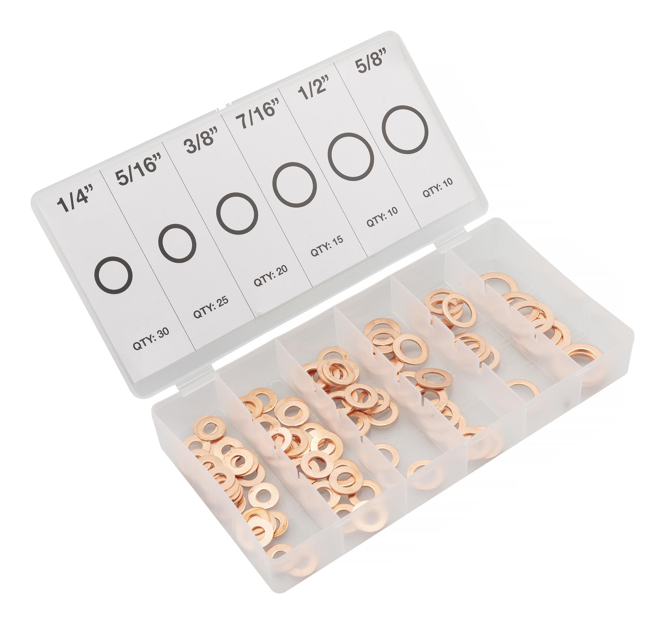 PELA 508686 Kobberskiver sett, 110 deler