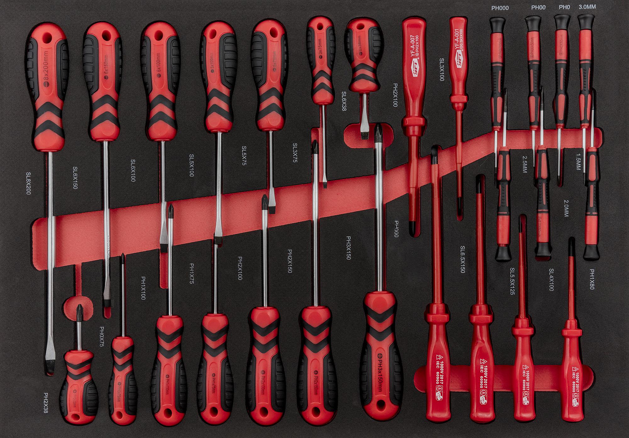 PELA 497996 Skruvmejselsats 27 delar