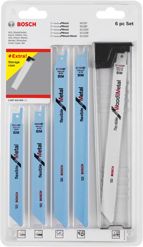 Bosch 2607010906 Tigersågblad 6ST TOP SELLER SET
