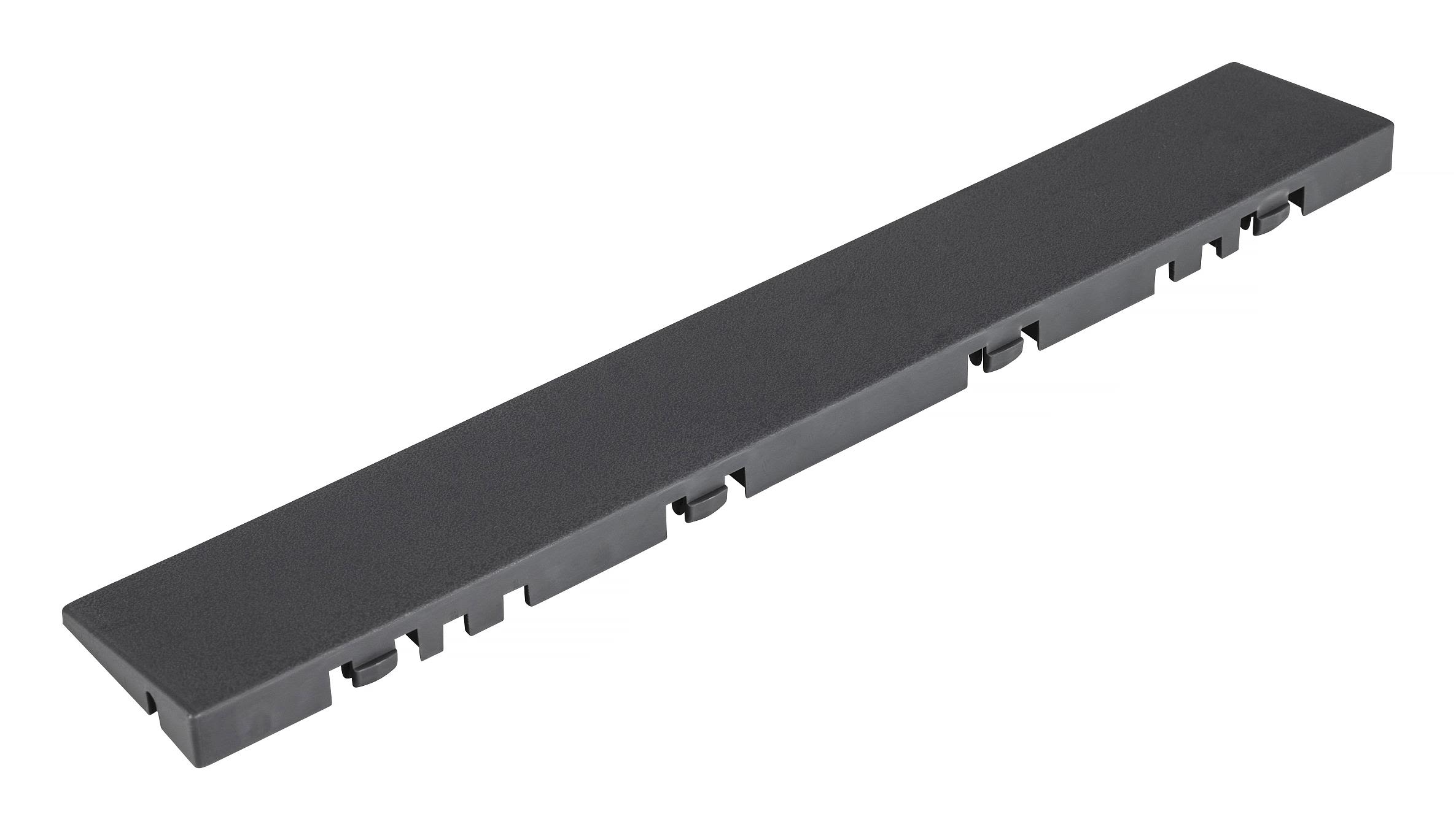 PELA 532220 Kantlist till garagegolv, 10-pack Grå