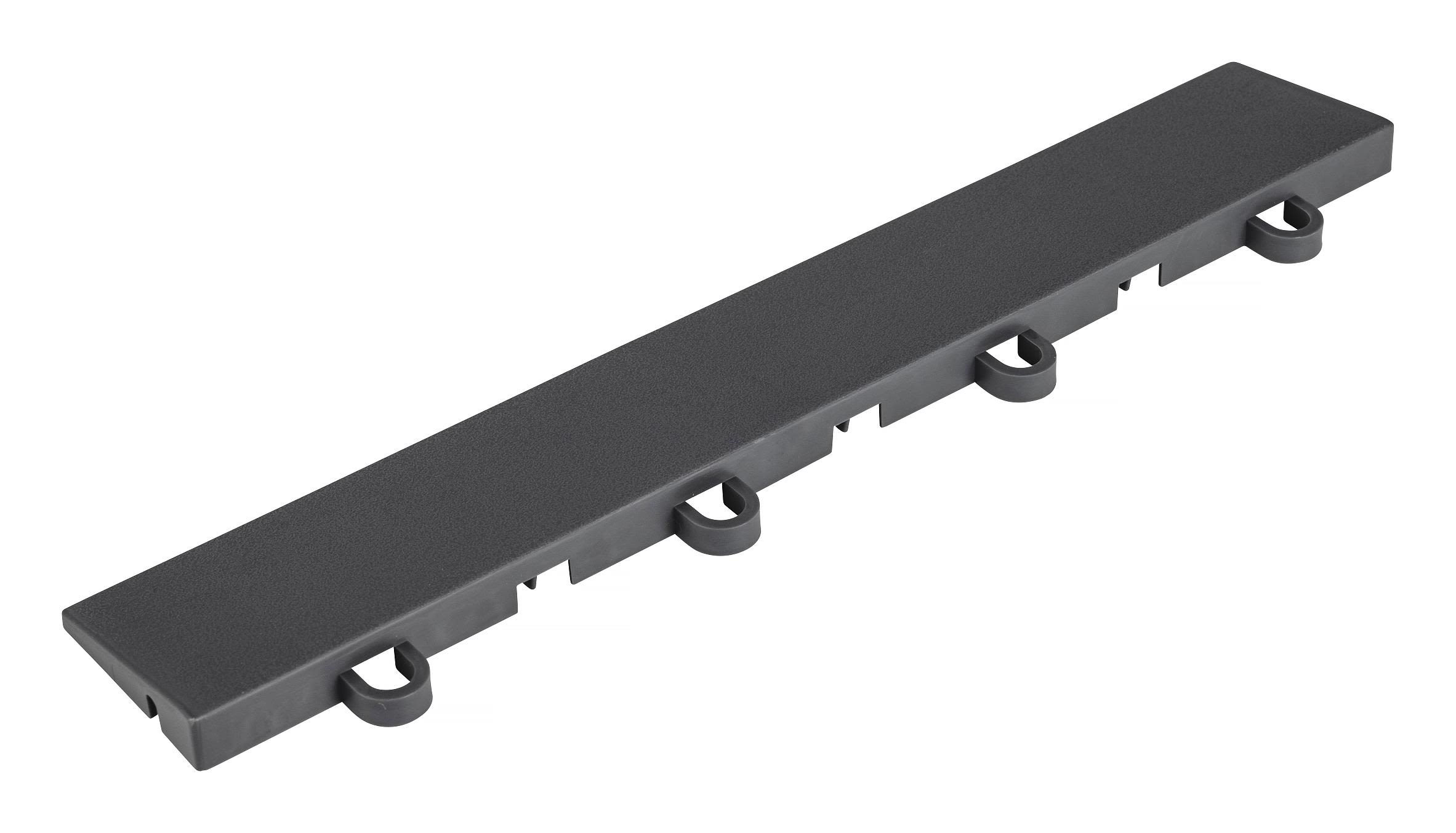 PELA 532237 Kantlist till garagegolv, 10-pack Grå