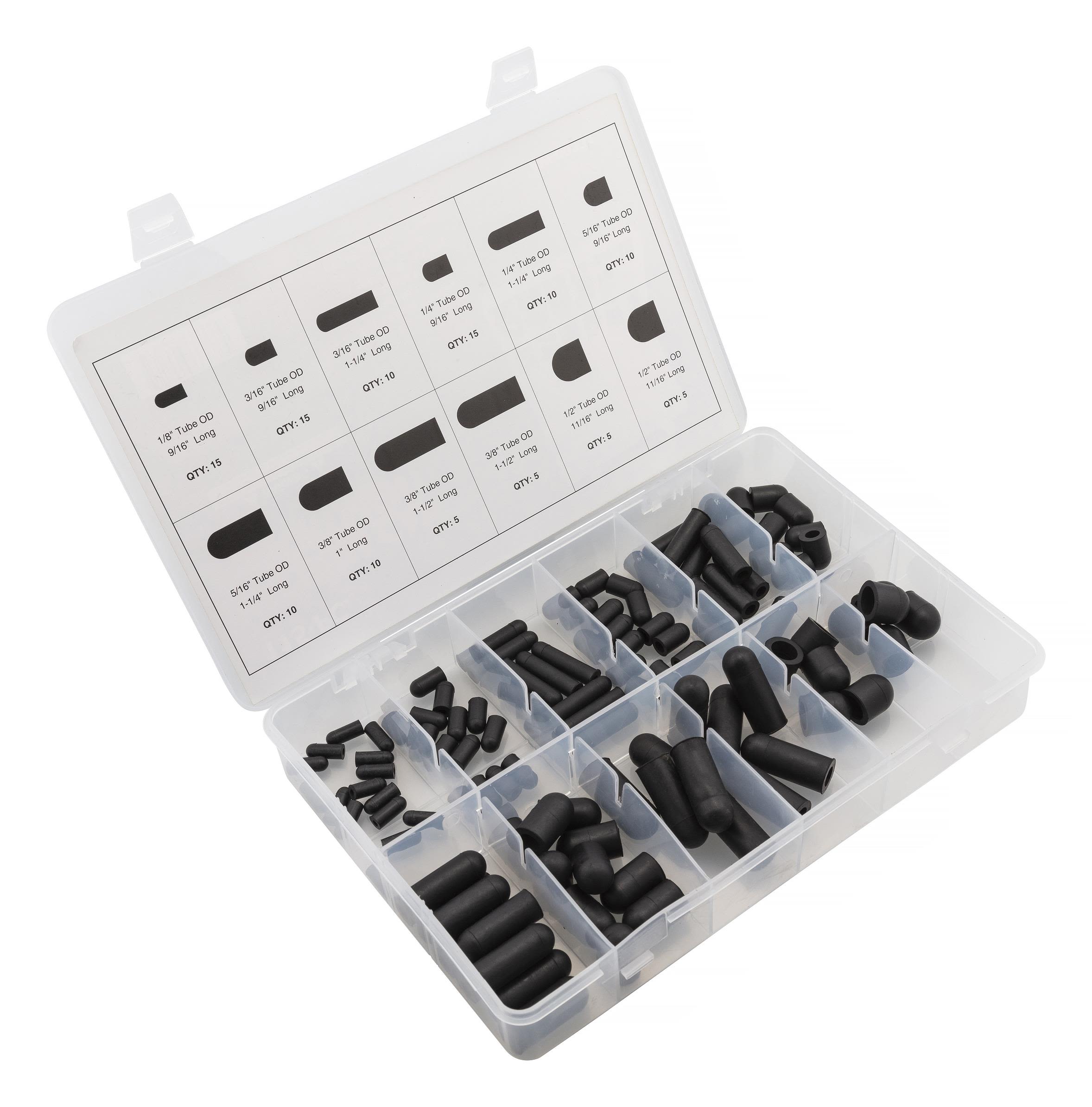 PELA 508691 Gummilokksett 115 deler