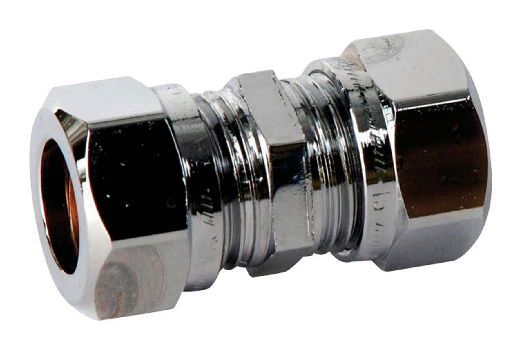 Vatette FG031080520 Kobling rett, redusert, forkrommet