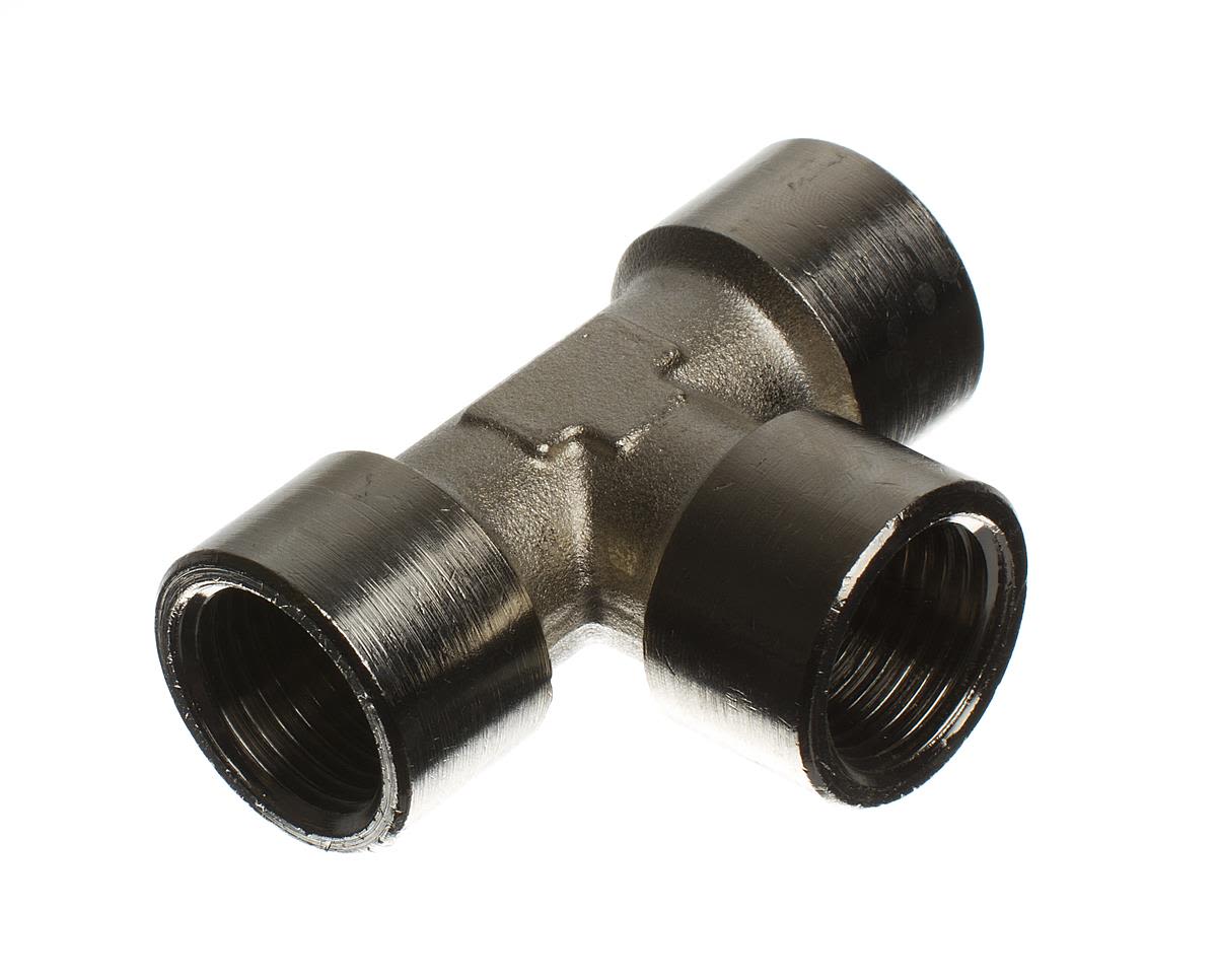 PELA 89722 T-rør med innvendig gjenge 1/4"