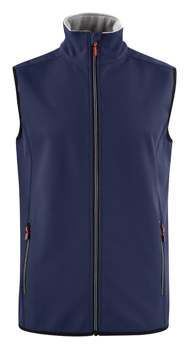 Printer Trial Vest Softshellvest Marineblå Marineblå