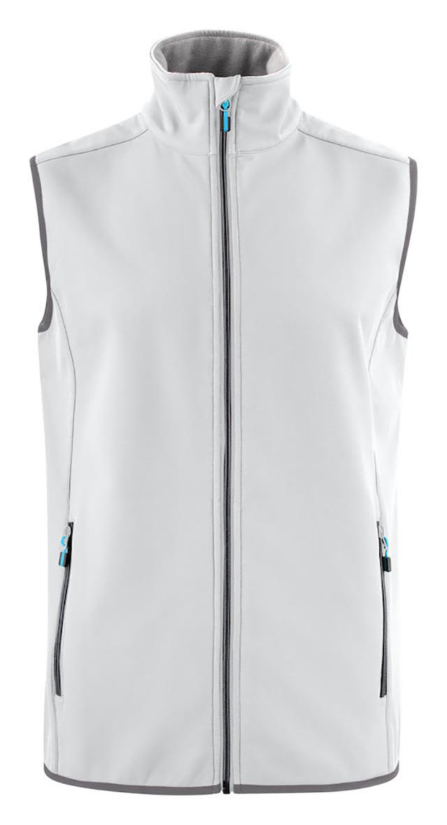 Printer Trial Vest Softshellvest Hvit Hvit