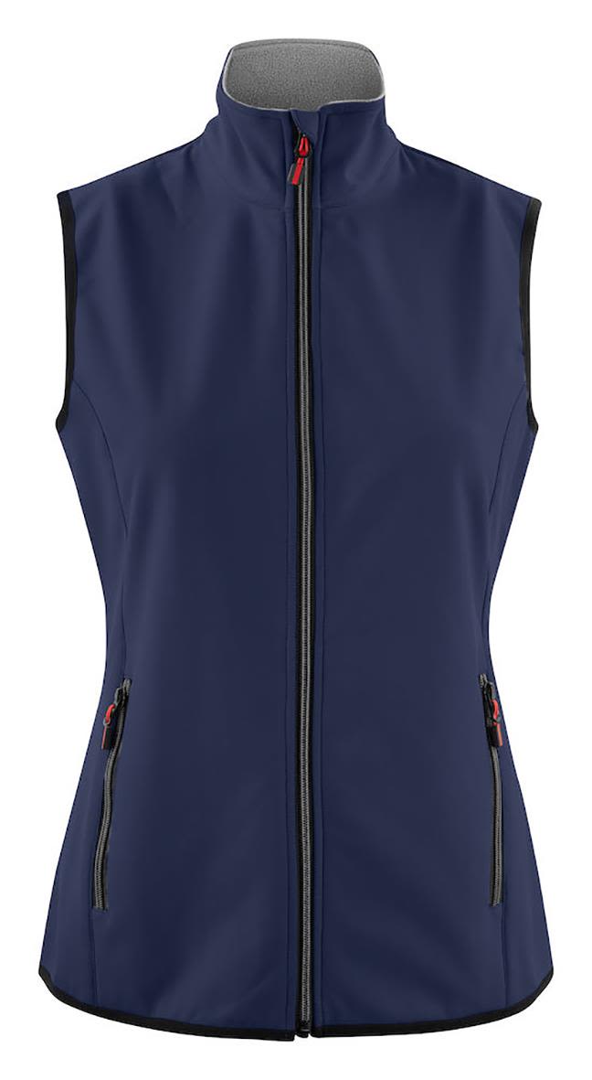 Printer Trial Vest Lady Softshellvest Marineblå Marineblå
