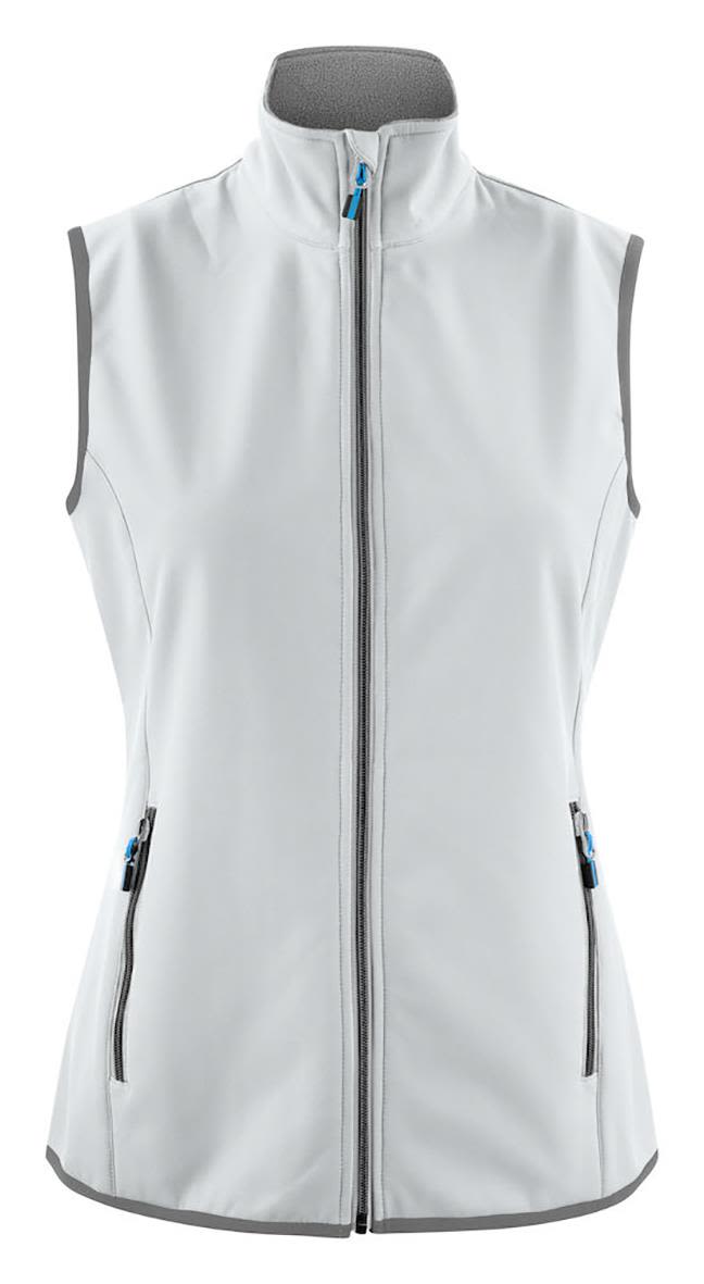 Printer Trial Vest Lady Softshellvest Hvit Hvit