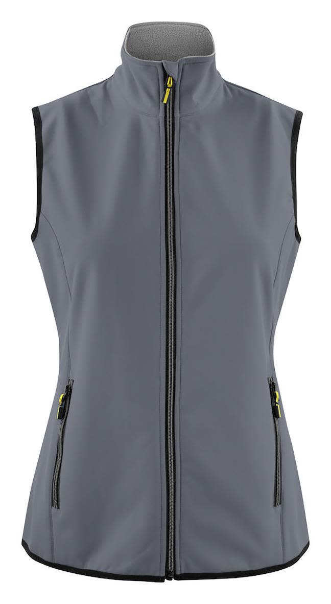 Printer Trial Vest Lady Softshellvest Stålgrå Stålgrå