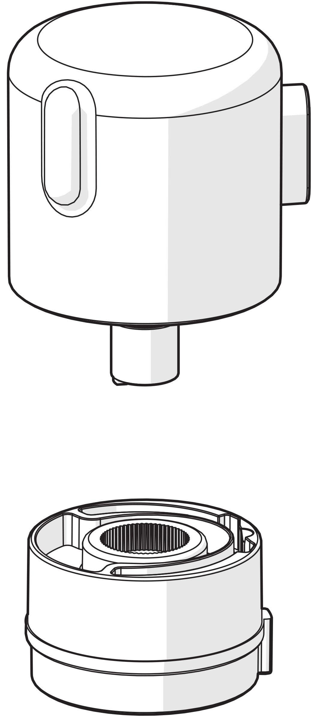 Oras 1012856V Strømningsknapp for badekarkraner
