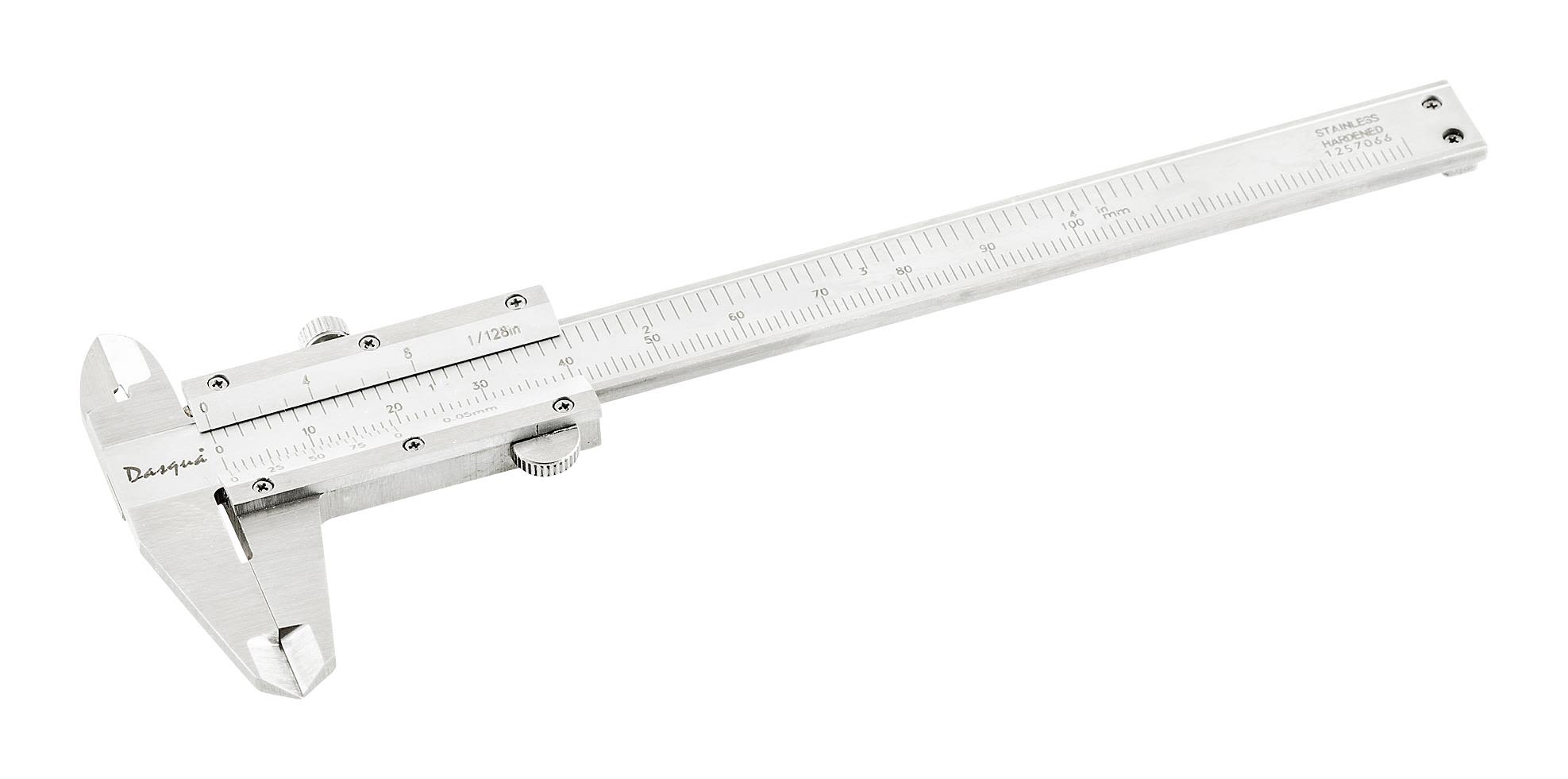 Dasqua 495147 Skjutmått 0-100 mm, fickmodell