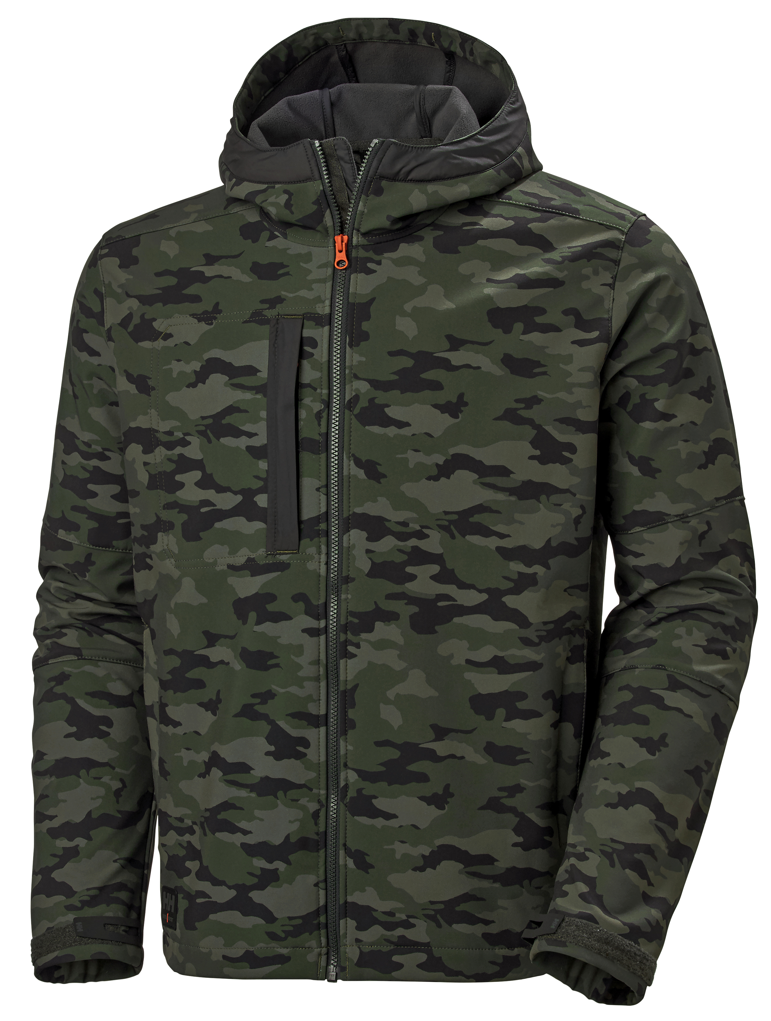 Helly Hansen Workwear Kensington 74230-481 Softshelljakke med hette, kamuflasje Kamouflage