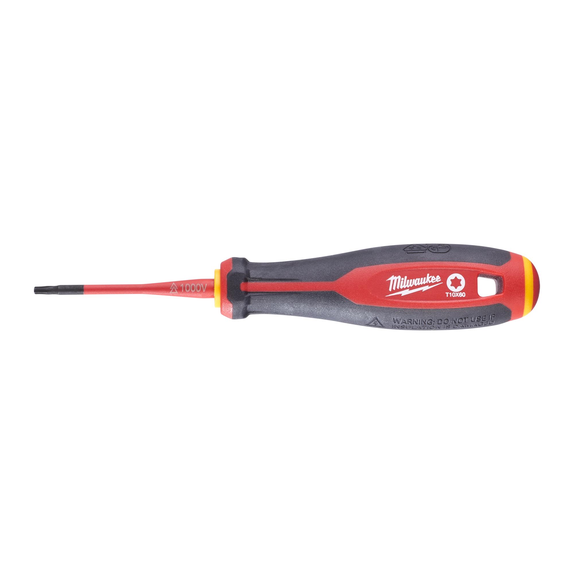 Milwaukee Tri-Lobe VDE Skrutrekker 3-sidet anti-rull håndtak T10 x 60 mm
