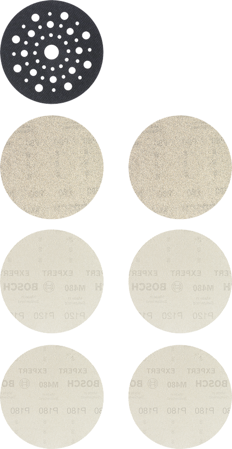 Bosch Expert M480 Slipnätssats 7 delar 150 mm