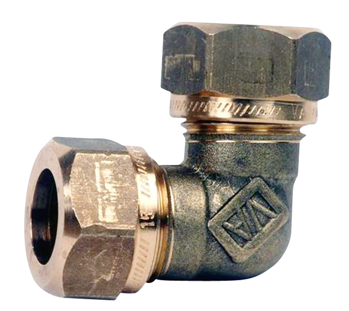 Vatette FG0341105 Vinkelkobling 22x15 mm x 90° Gul