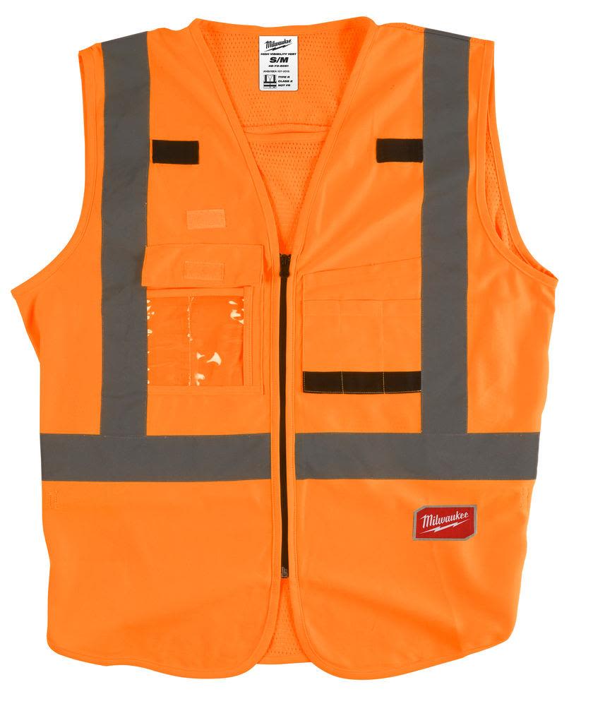 Milwaukee Hi Visible Sikkerhetsvest varsel, oransje Varsel, Oransje