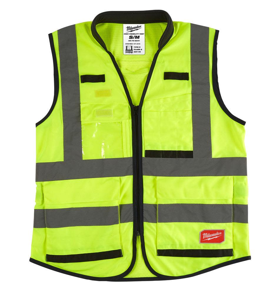 Milwaukee MILWAUKEE REFLEKSVEST GUL S/M PREMIUM