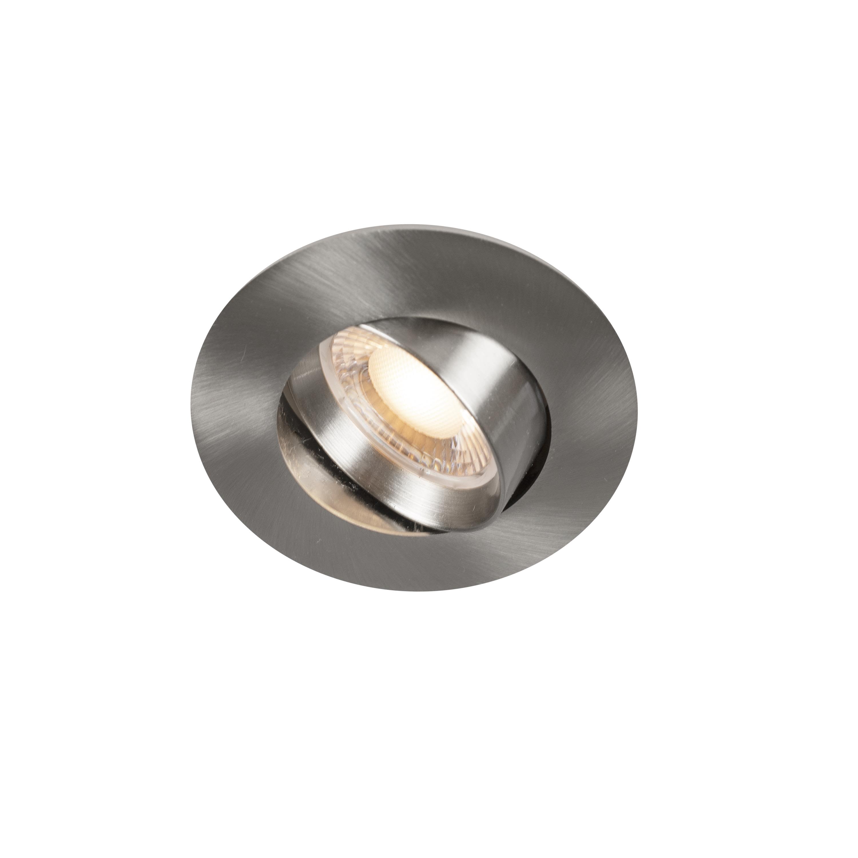 Hide-a-Lite Comfort Twist Quick ISO Downlight 6.5 W, 470 lm, 2700-4000 K Borstad stål