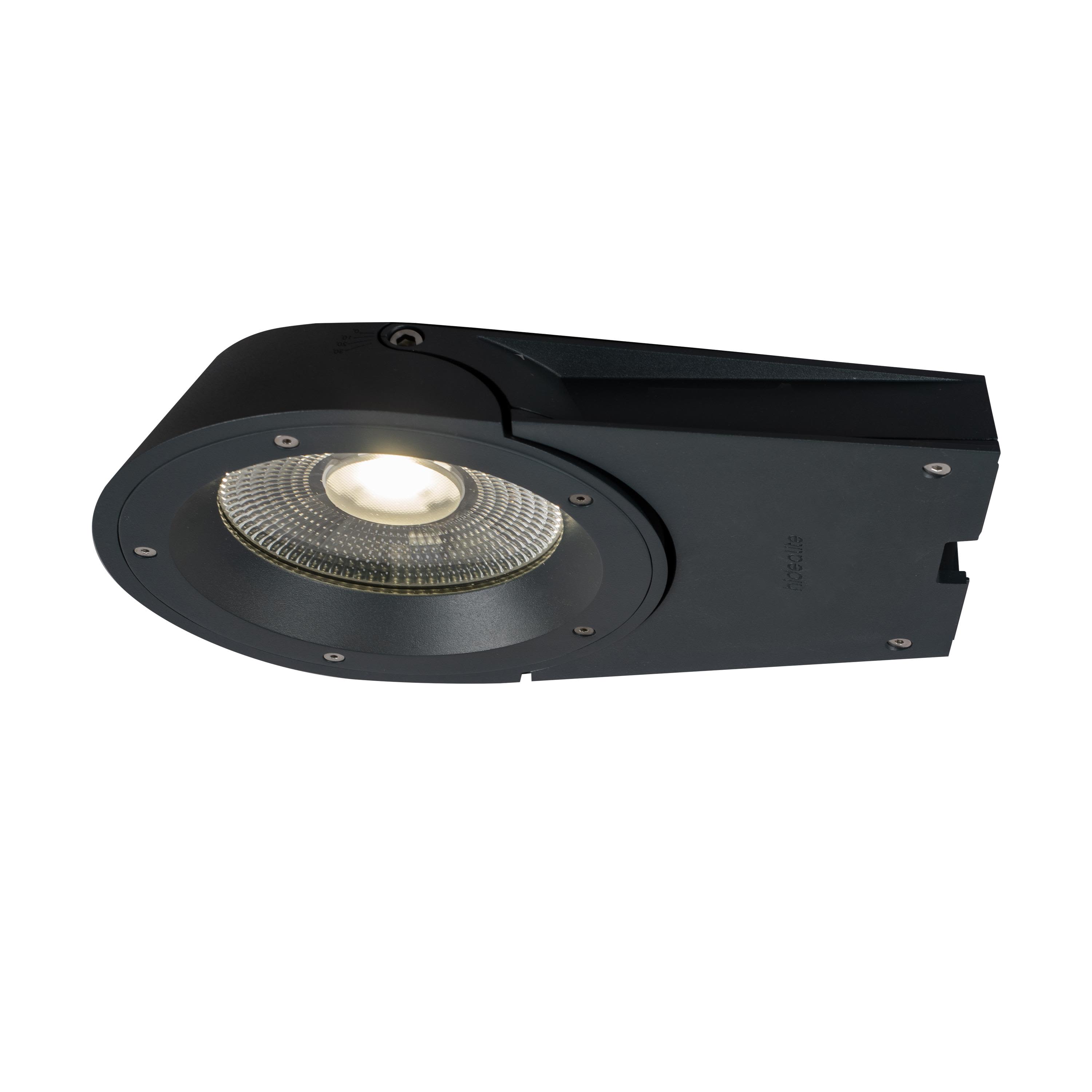 Facadearmatur Sharp Wall Antracit, DIP-Kelvin 3000K/4000K. 2950lm, 31W, IP65, IK10. Vinkelindstilling op til 30°.