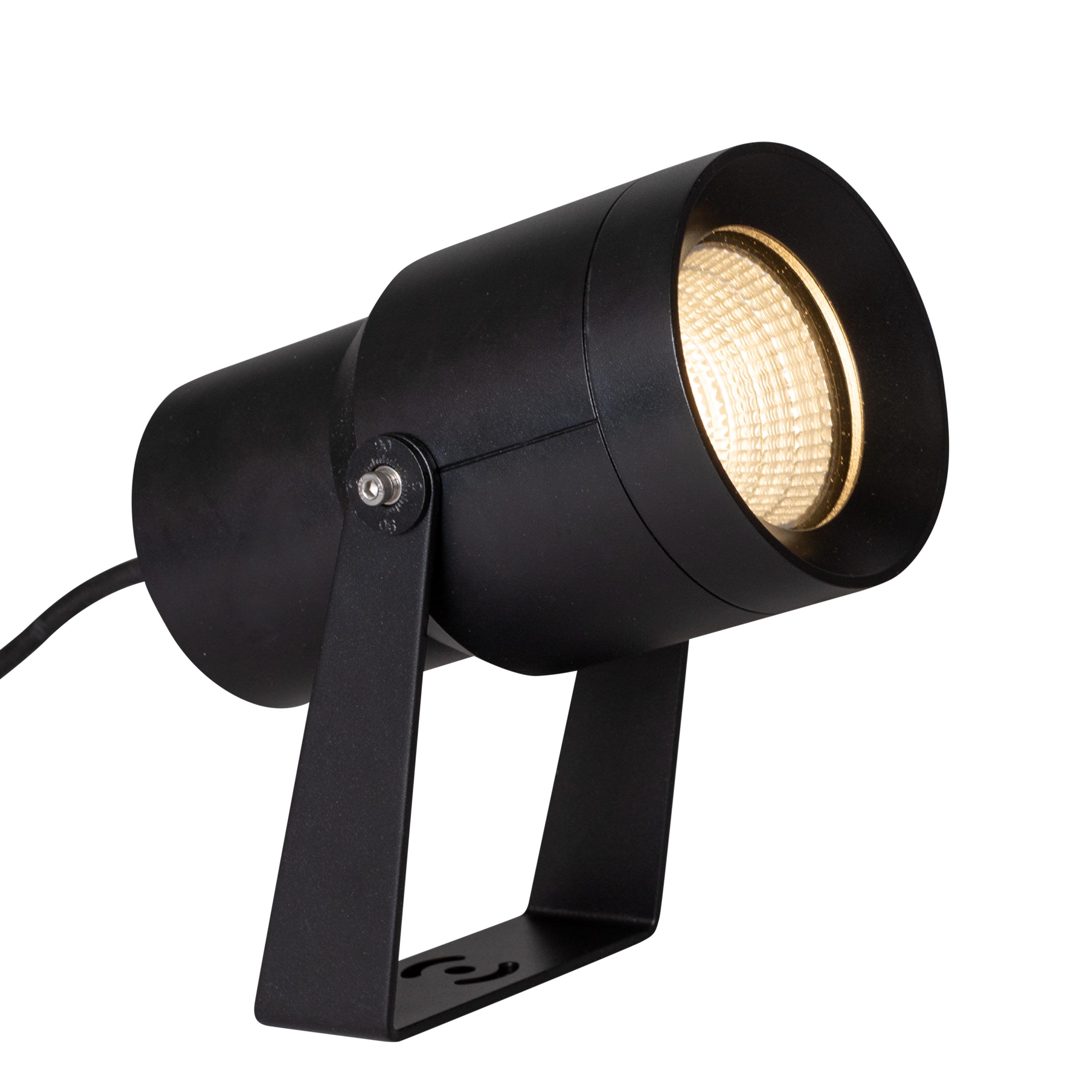 Projektør Spot It L Sort 38°, DIP-Kelvin 3000K/4000K, 2100lm, 25W, IP67, 2m gummikabel. Indbygget fasedæmpbar driver.