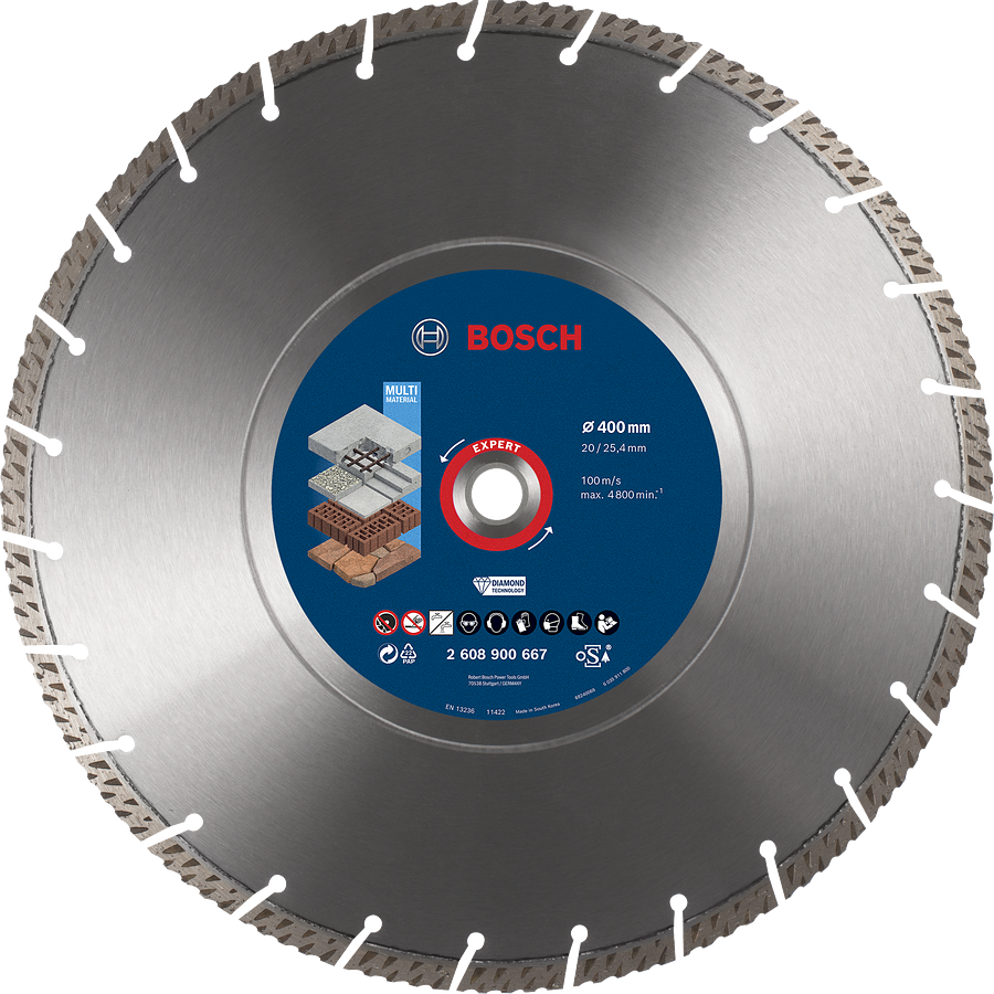 Bosch DIAMANTSKÃ-RESKIVE MULTI 400X20/25.4MM