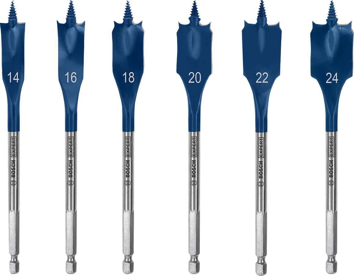 Bosch Expert Self Cut Centrumborrsats 152 mm, Ø14-24 mm, 6 delar